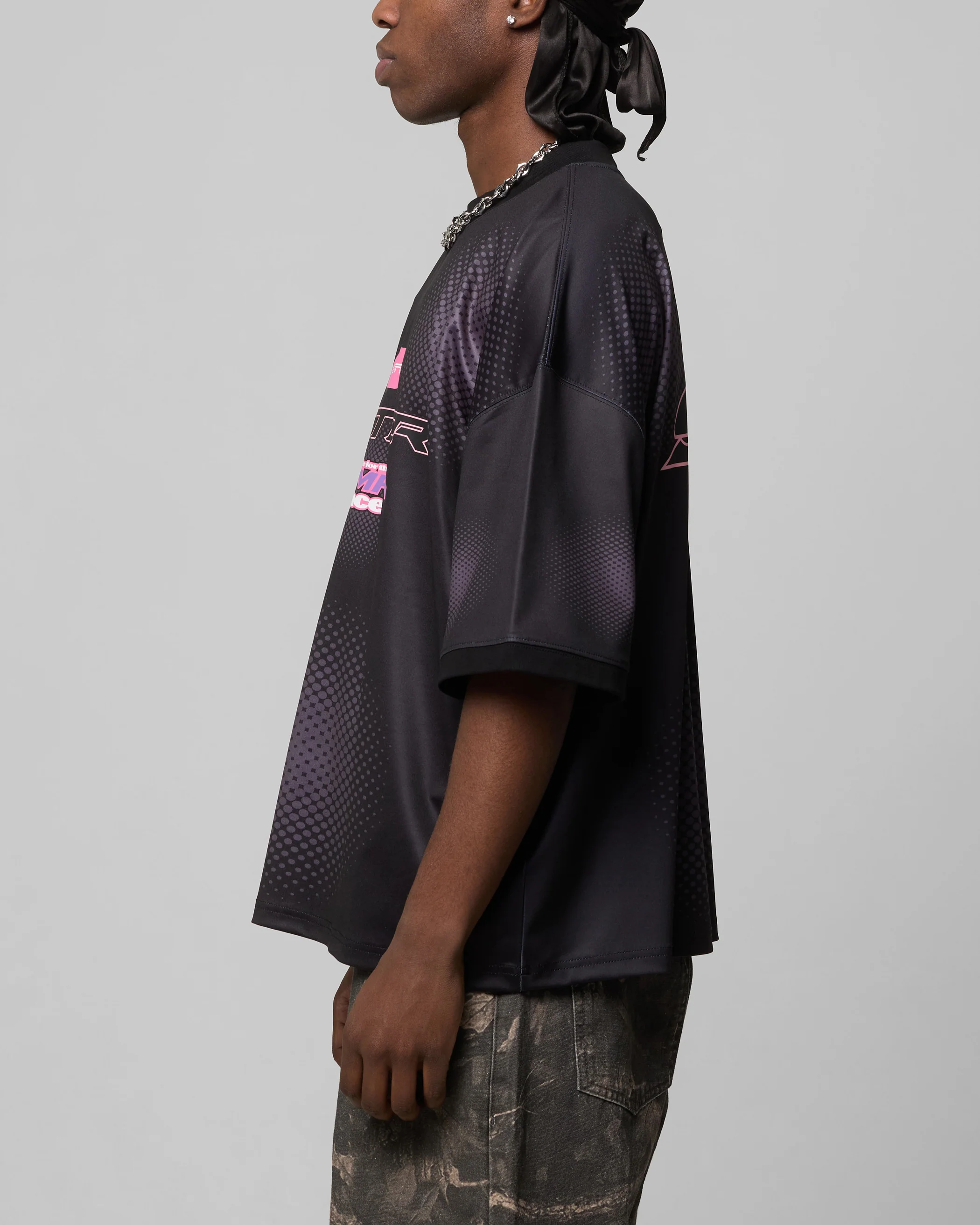 Loiter Motorway Sport T-Shirt Black - Image 6