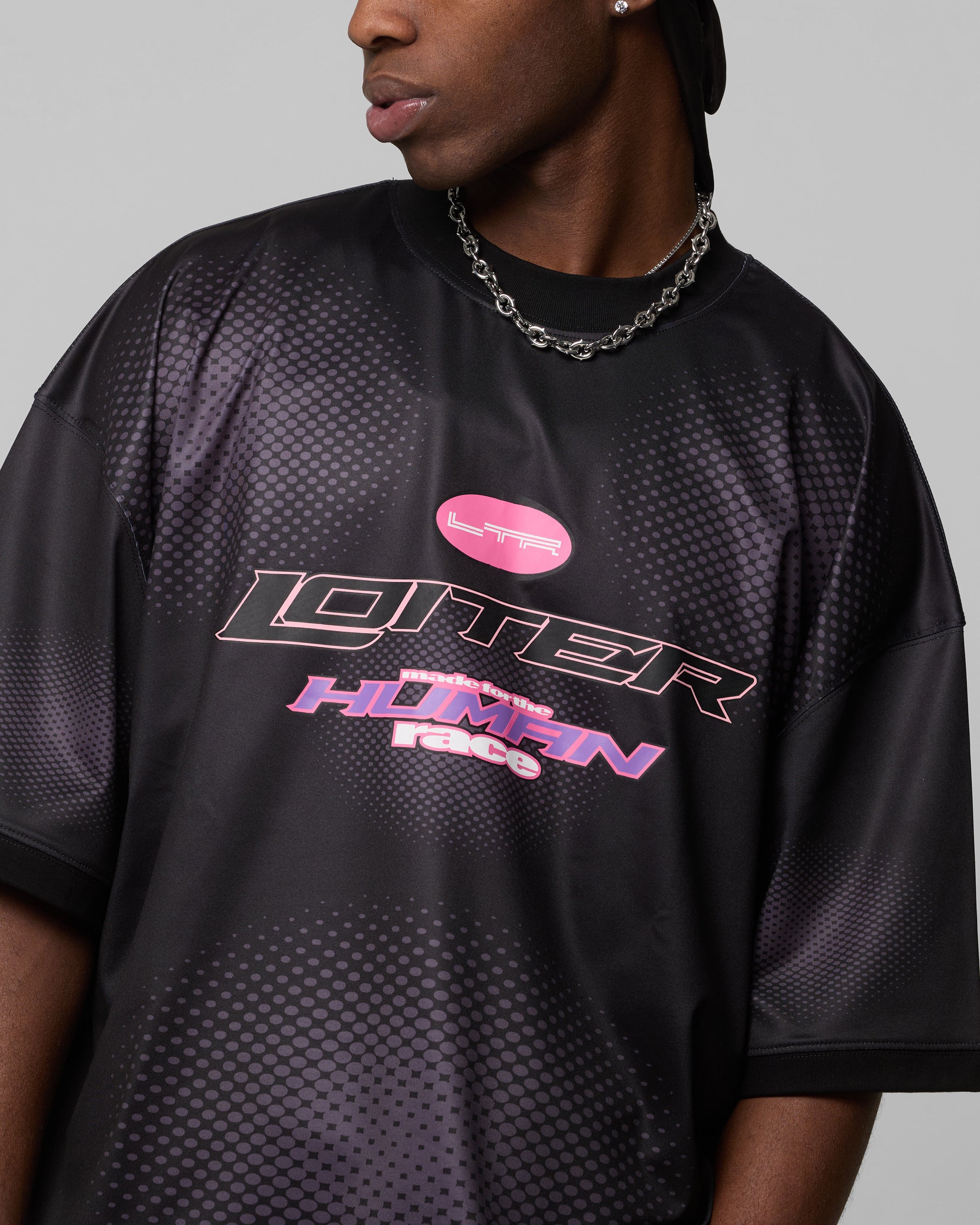 Loiter Motorway Sport T-Shirt Black - Image 8