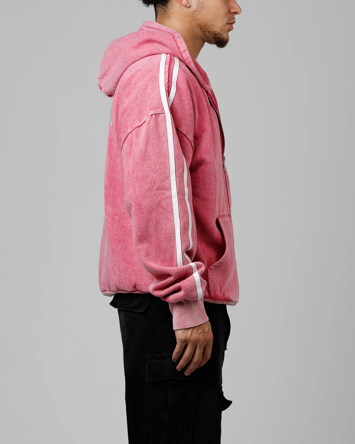 Night Vision Hoodie Washed Purple - Image 4