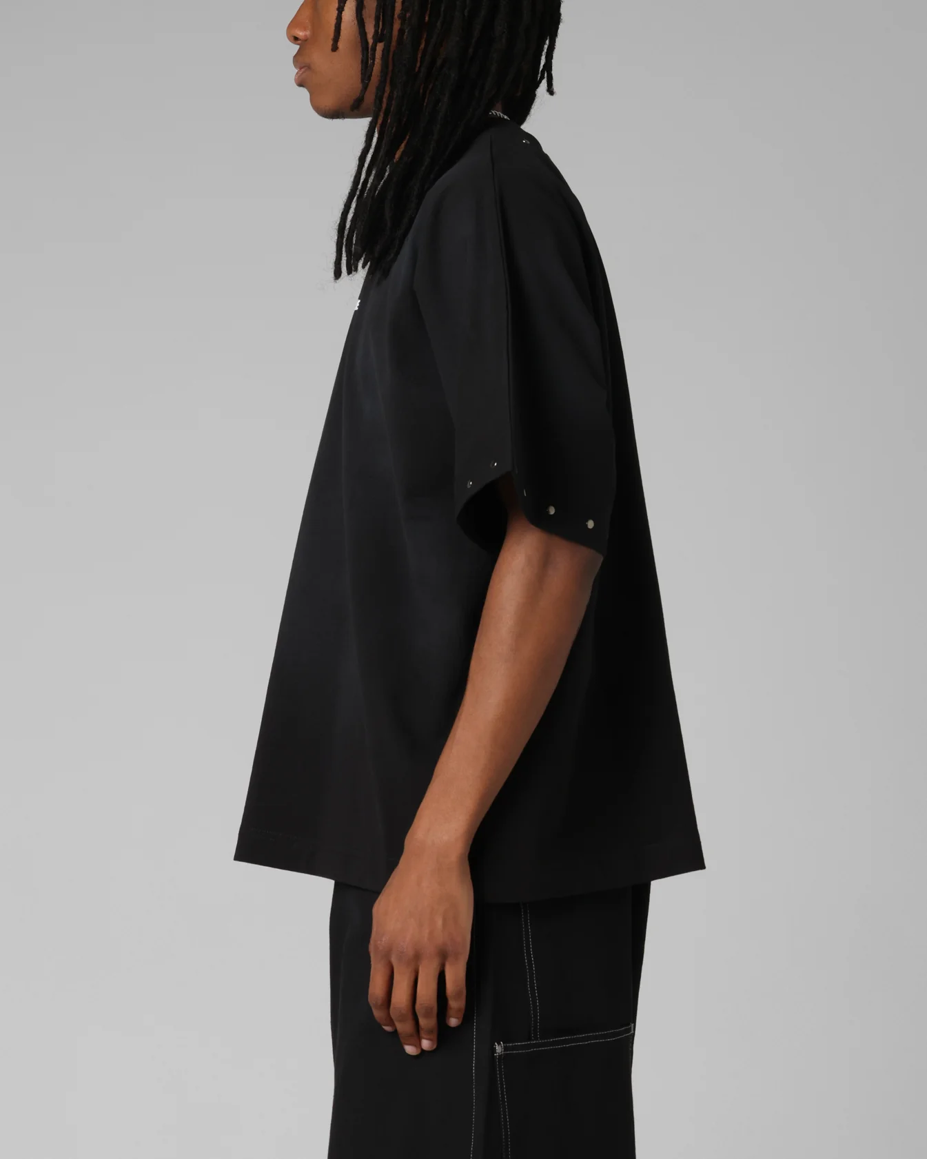 Loiter Opaque Boxy T-Shirt Black - Image 5