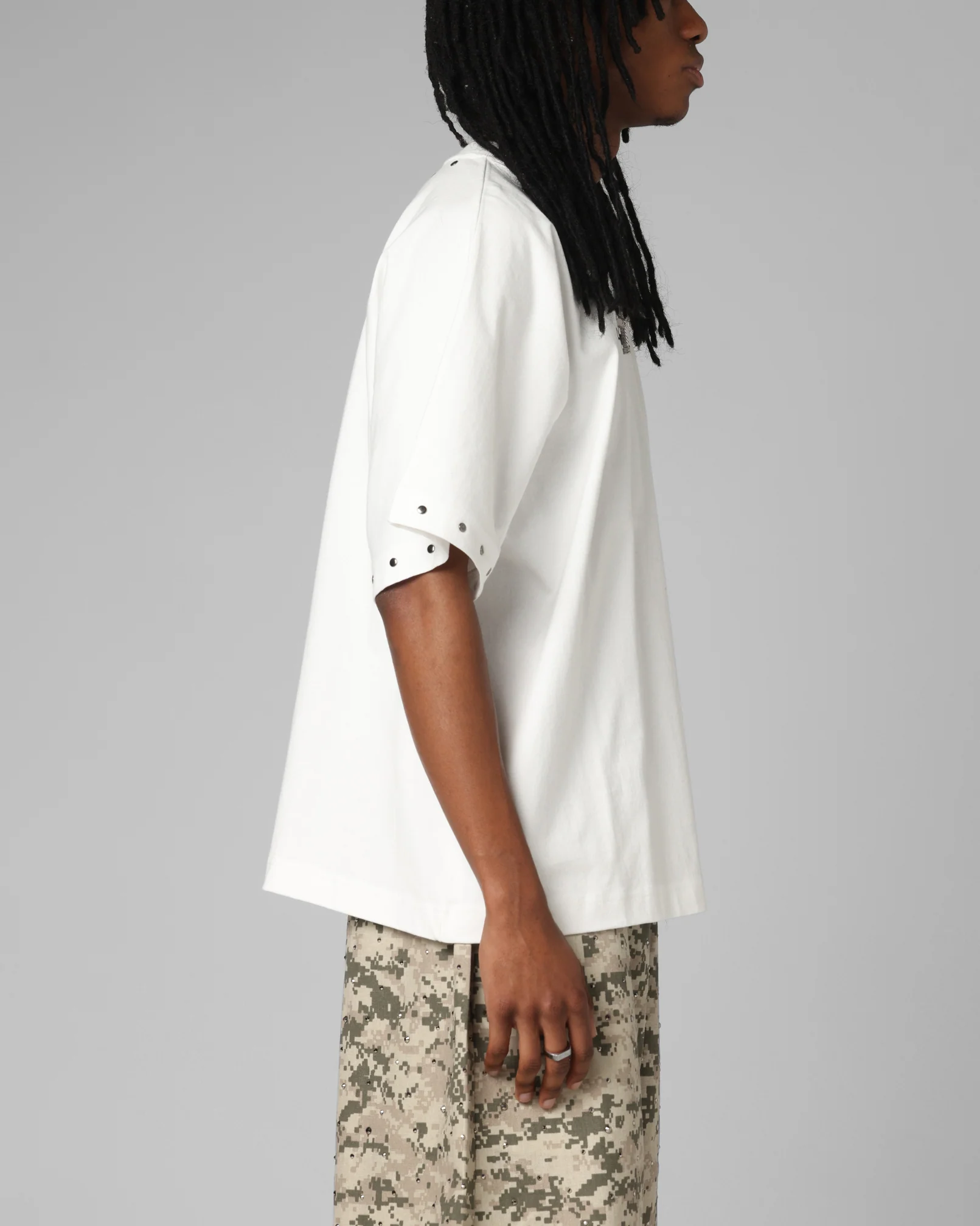 Loiter Opaque Boxy T-Shirt Off White - Image 4