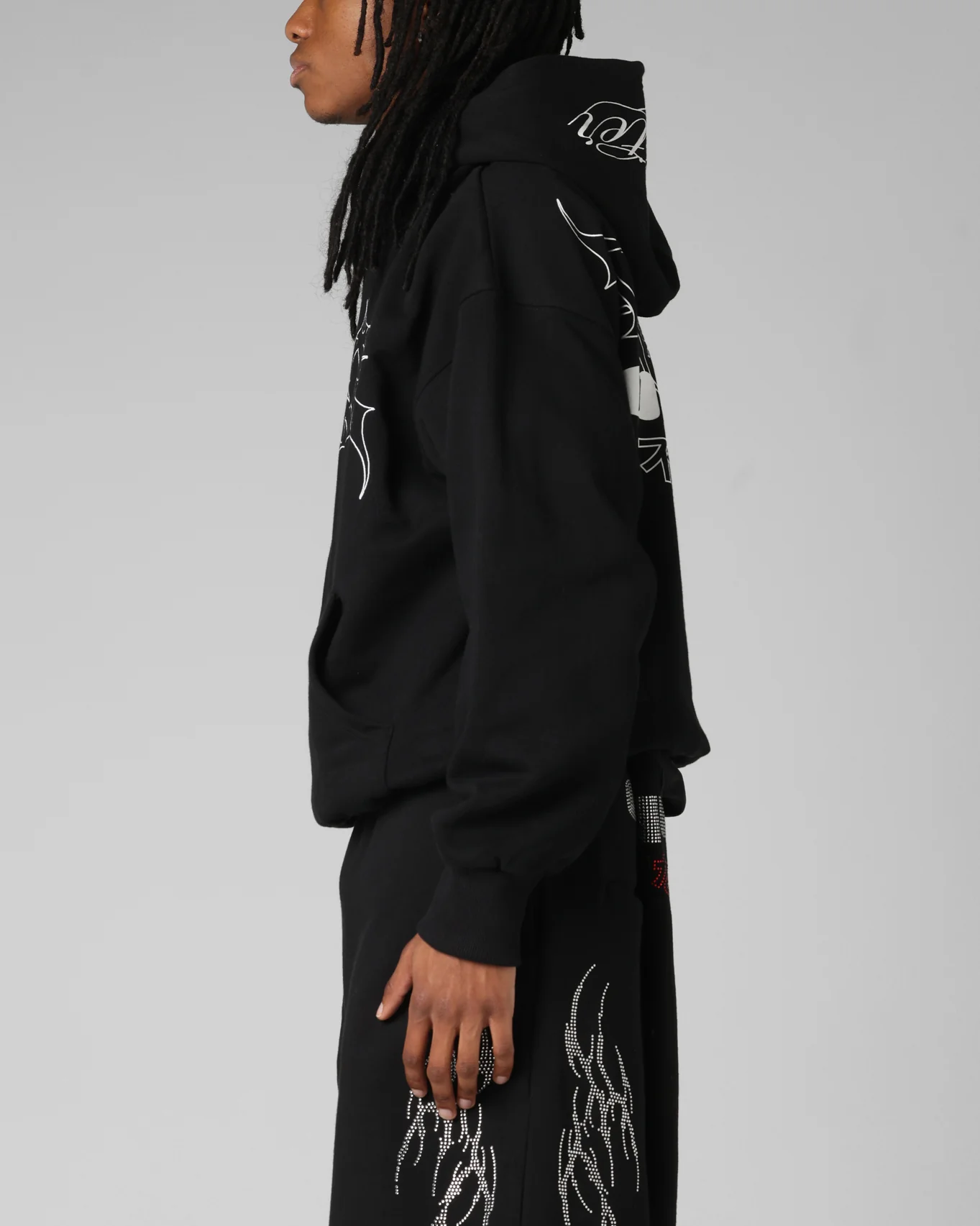 Loiter Opaque Premium Hoodie Black - Image 6