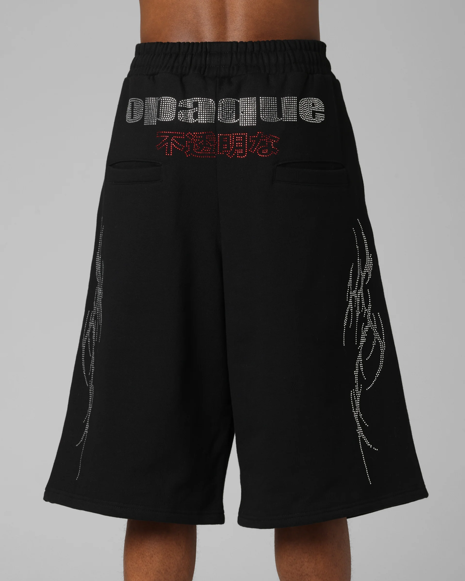 Loiter Opaque Sweat Shorts Black - Image 8
