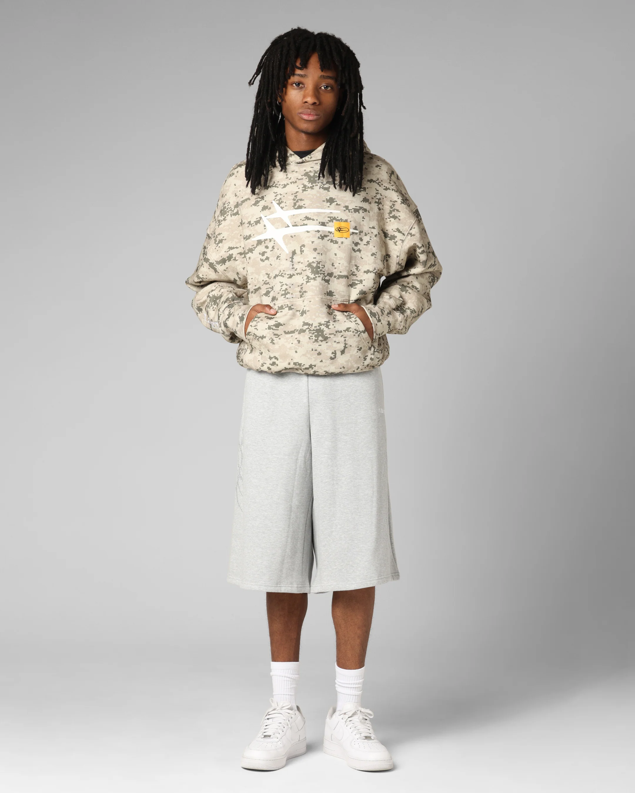 Loiter Opaque Sweat Shorts Grey - Image 2