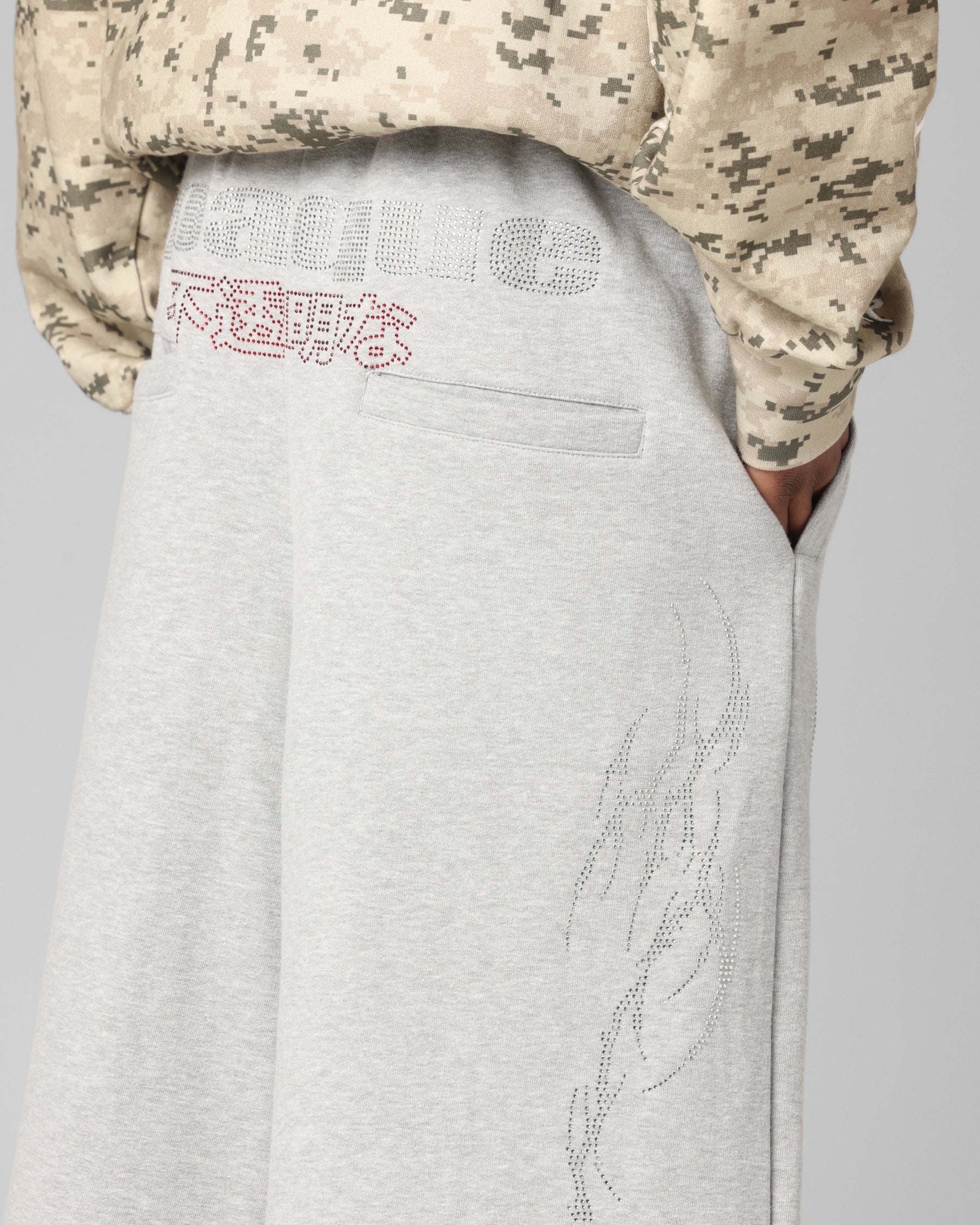 Loiter Opaque Sweat Shorts Grey - Image 4