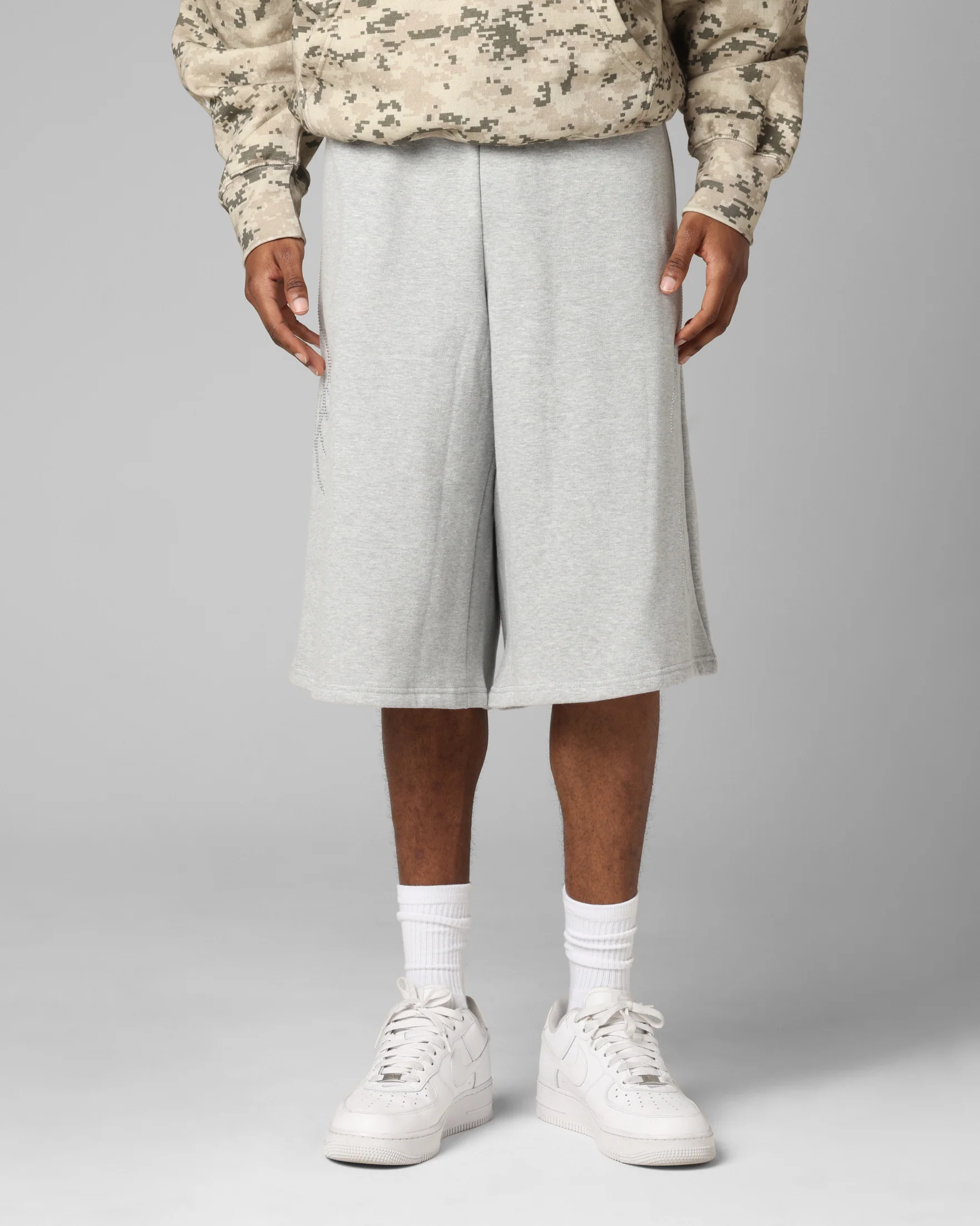 Loiter Opaque Sweat Shorts Grey - Image 5