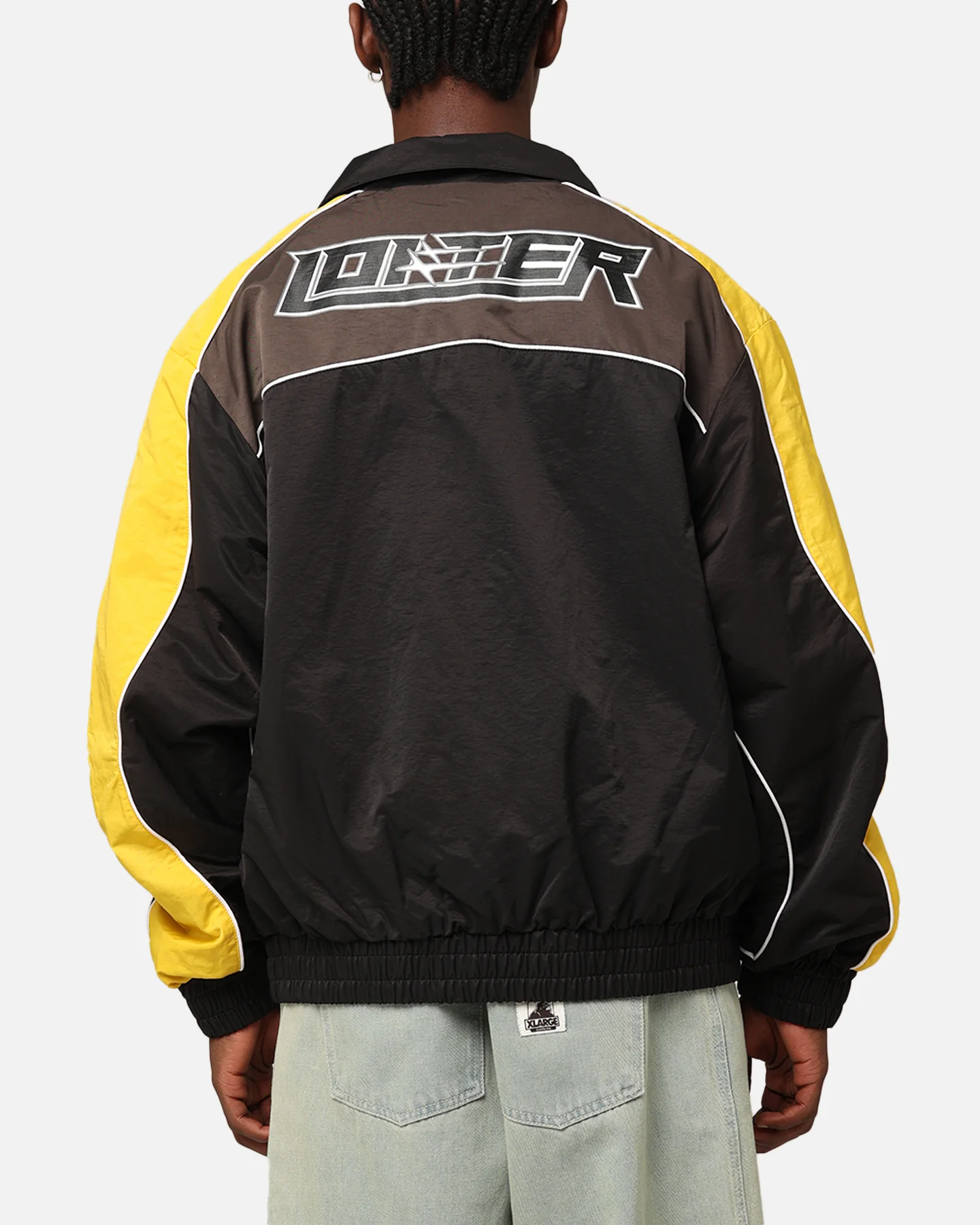 Paradise Track Jacket Black/Yellow - Image 2