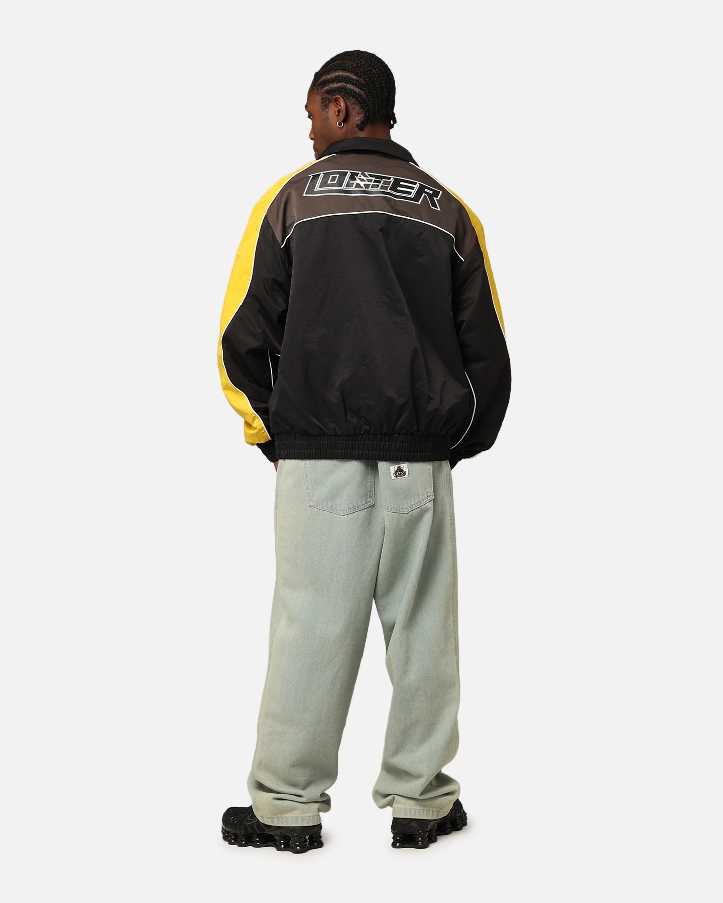 Paradise Track Jacket Black/Yellow - Image 4