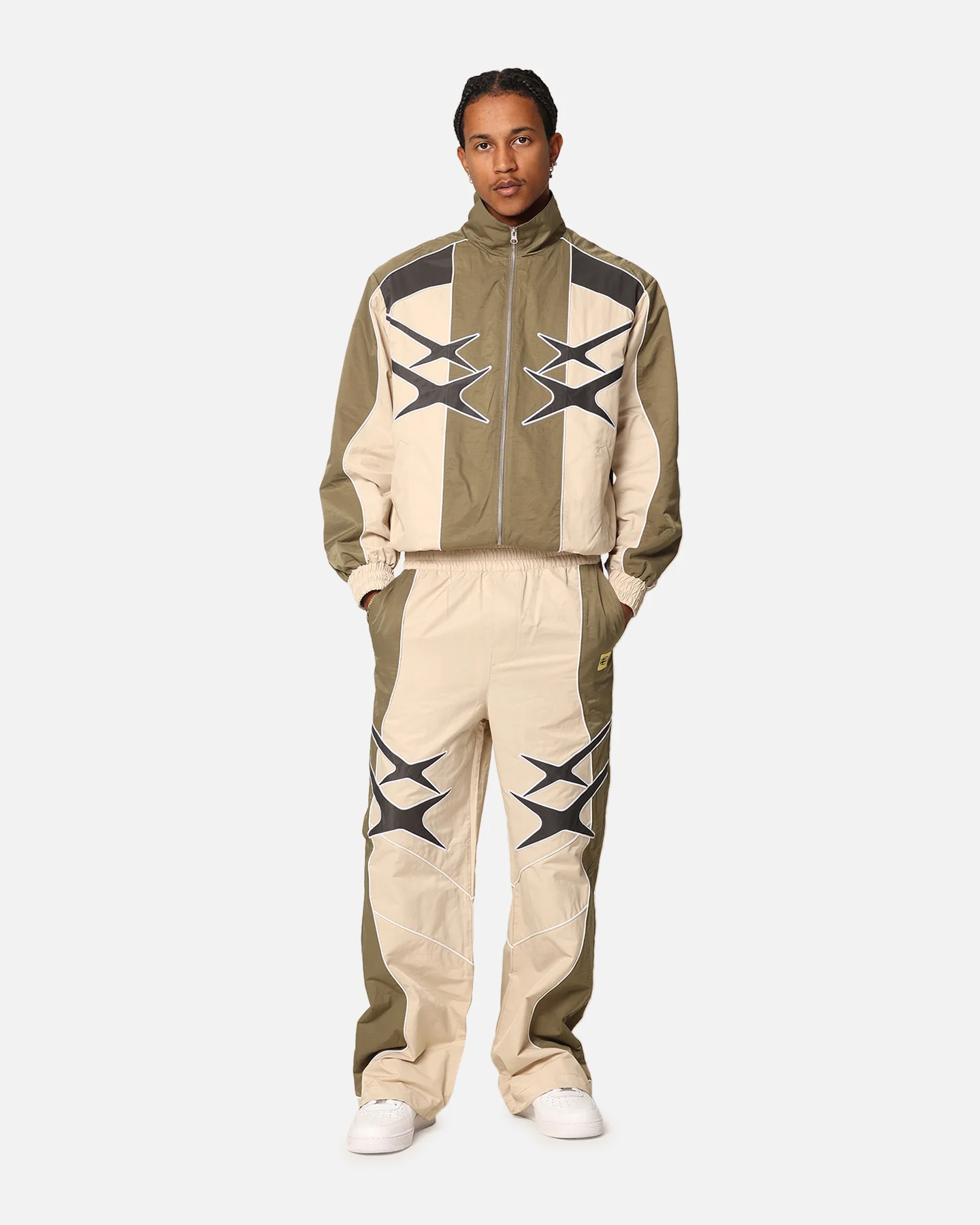 Paradise Track Jacket Stone/Khaki - Image 2