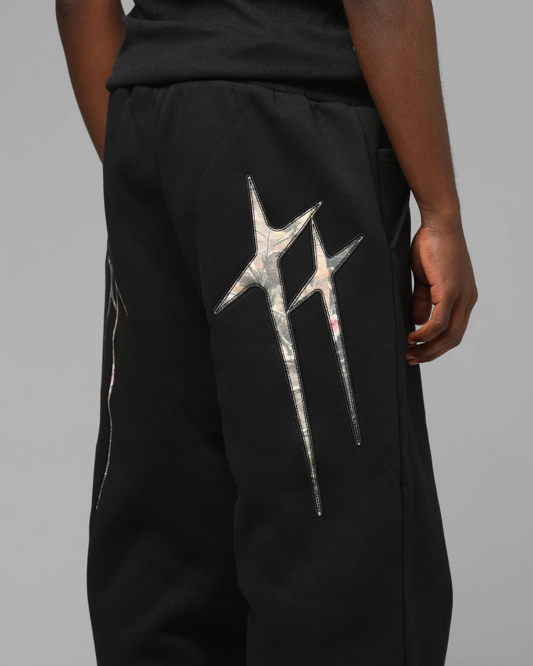 Loiter Premium Hybrid Sweatpants Black/Camo - Image 3