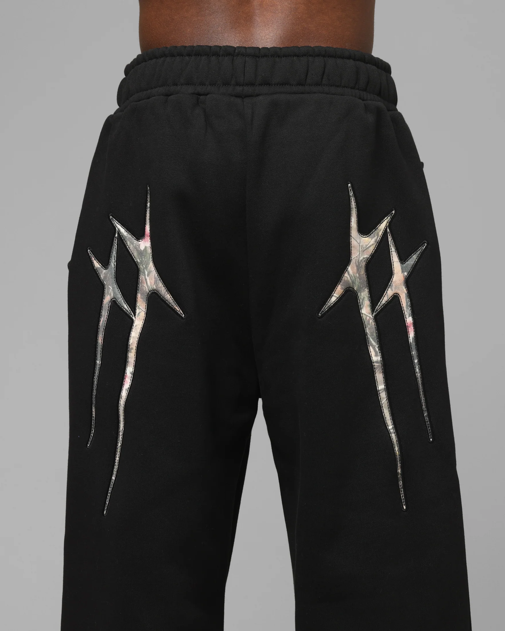 Loiter Premium Hybrid Sweatpants Black/Camo - Image 8