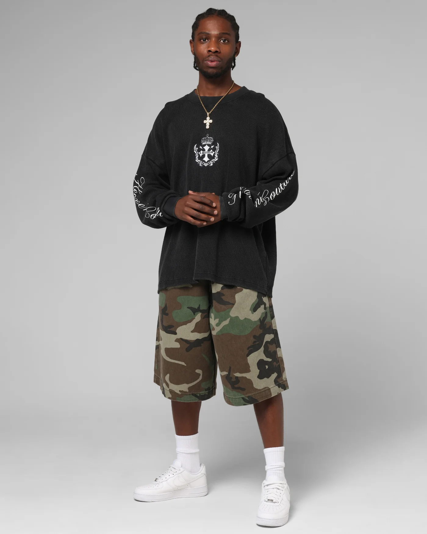Loiter Purity Thermal Long Sleeve T-Shirt Black - Image 3