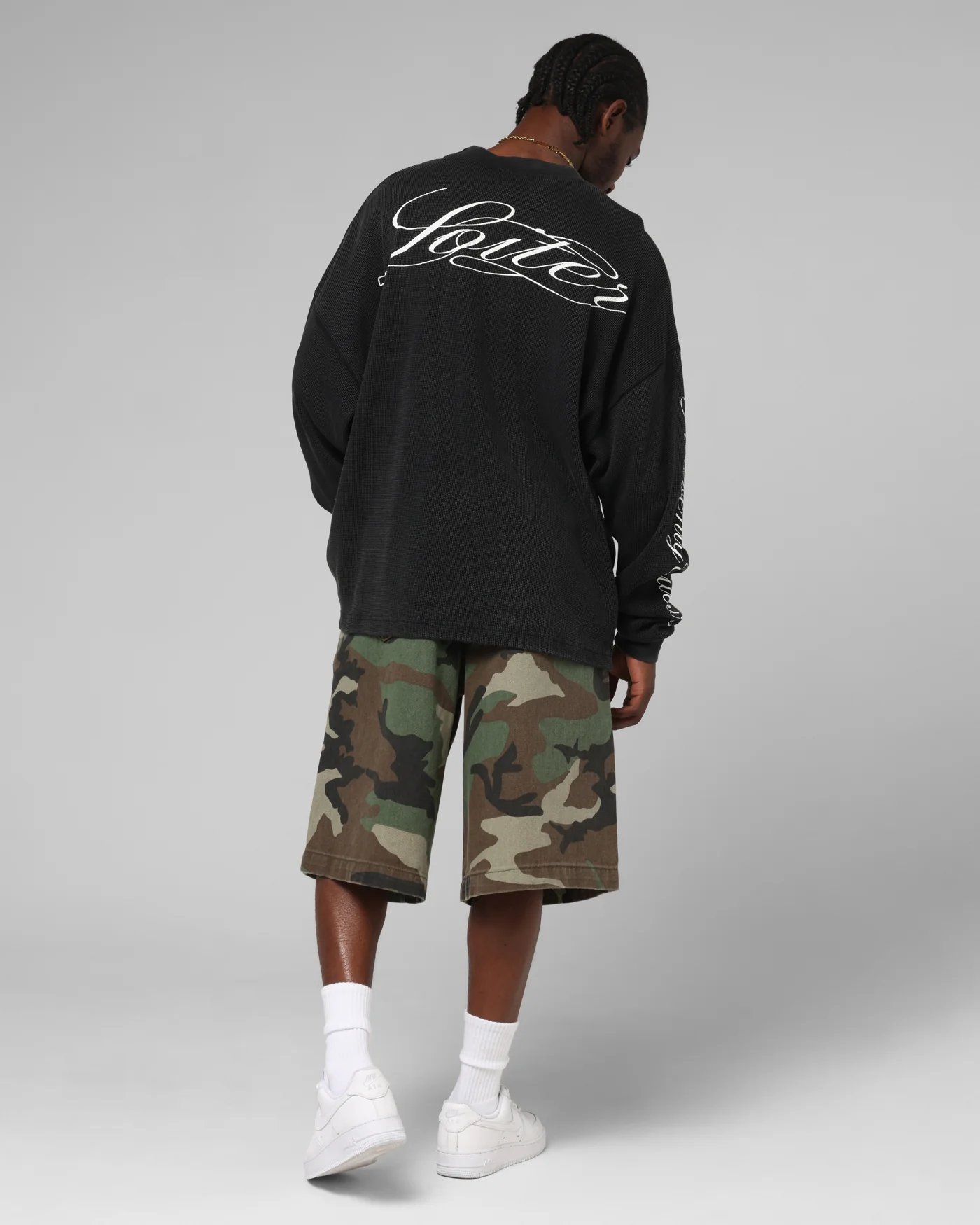 Loiter Purity Thermal Long Sleeve T-Shirt Black - Image 4