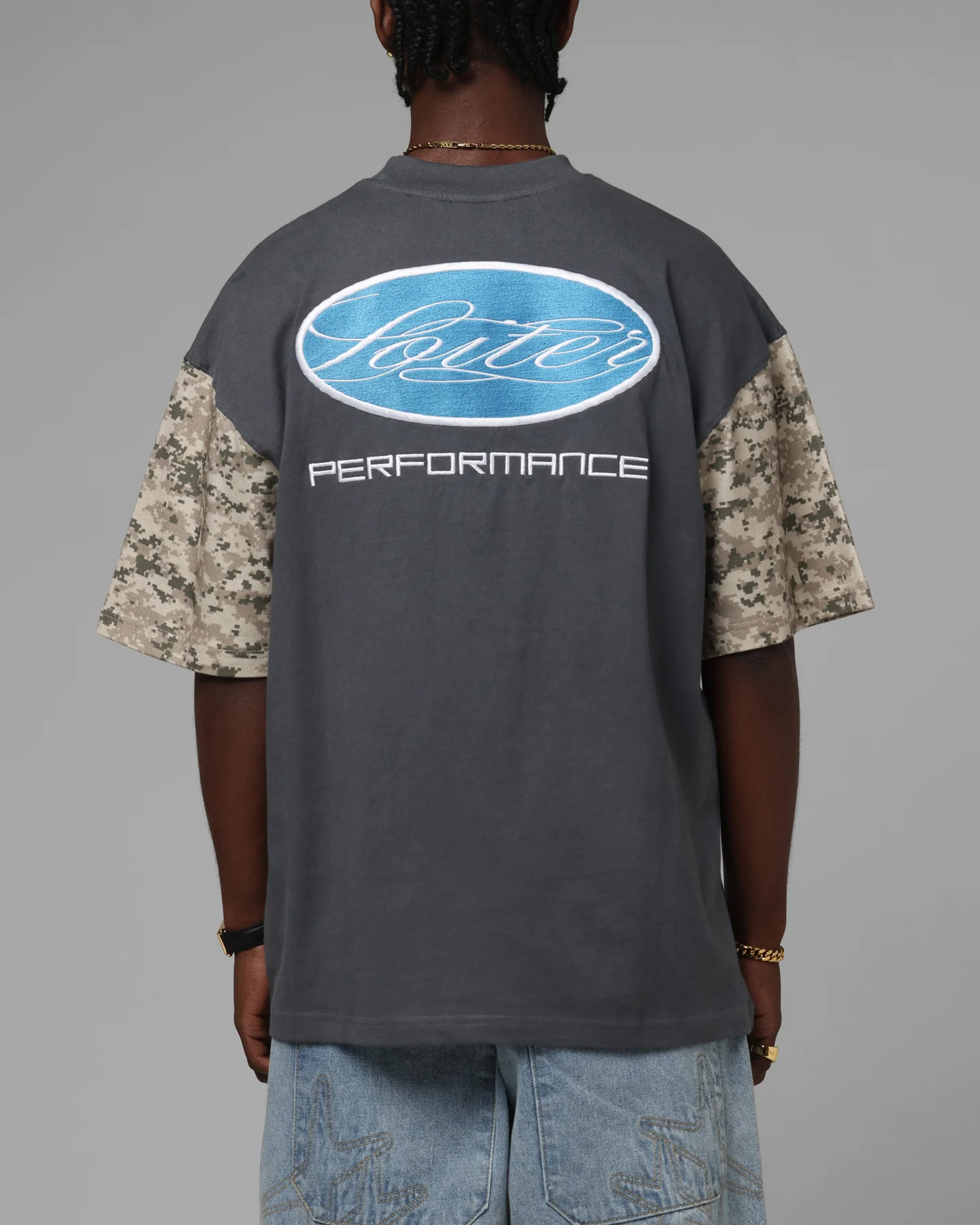 Loiter Rodeo T-Shirt Black/Camo - Image 2