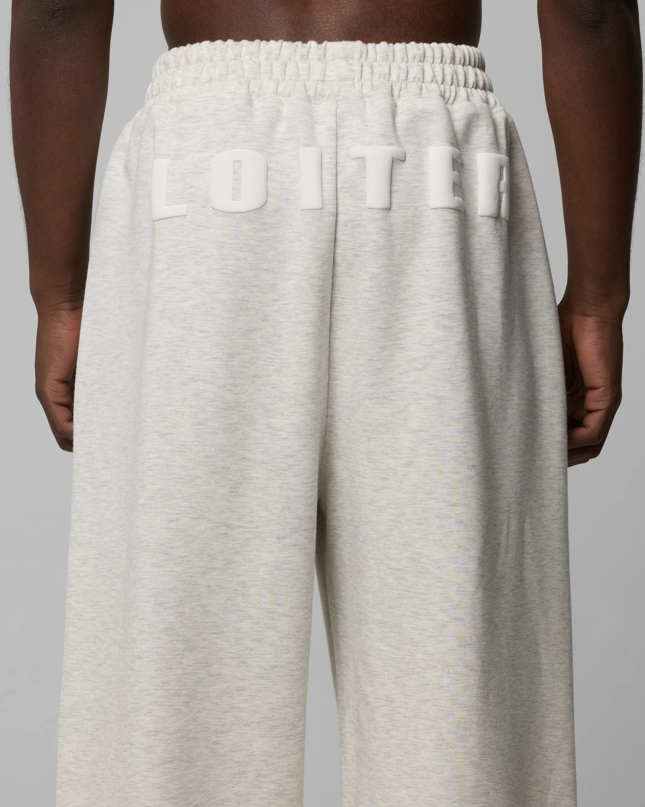 Sandevistan Track Pants Grey Marle - Image 8