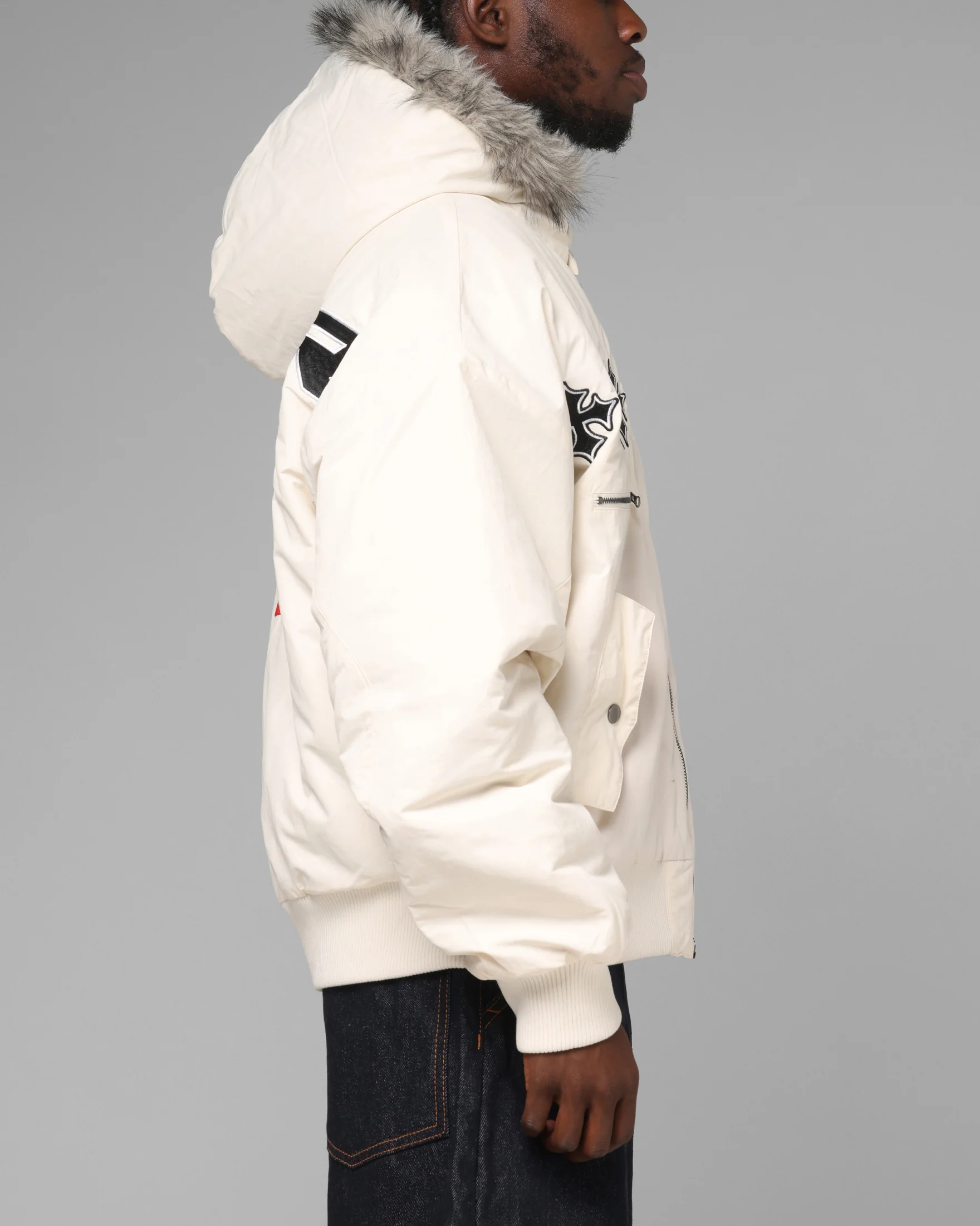 Loiter Siberia Jacket Off White - Image 5