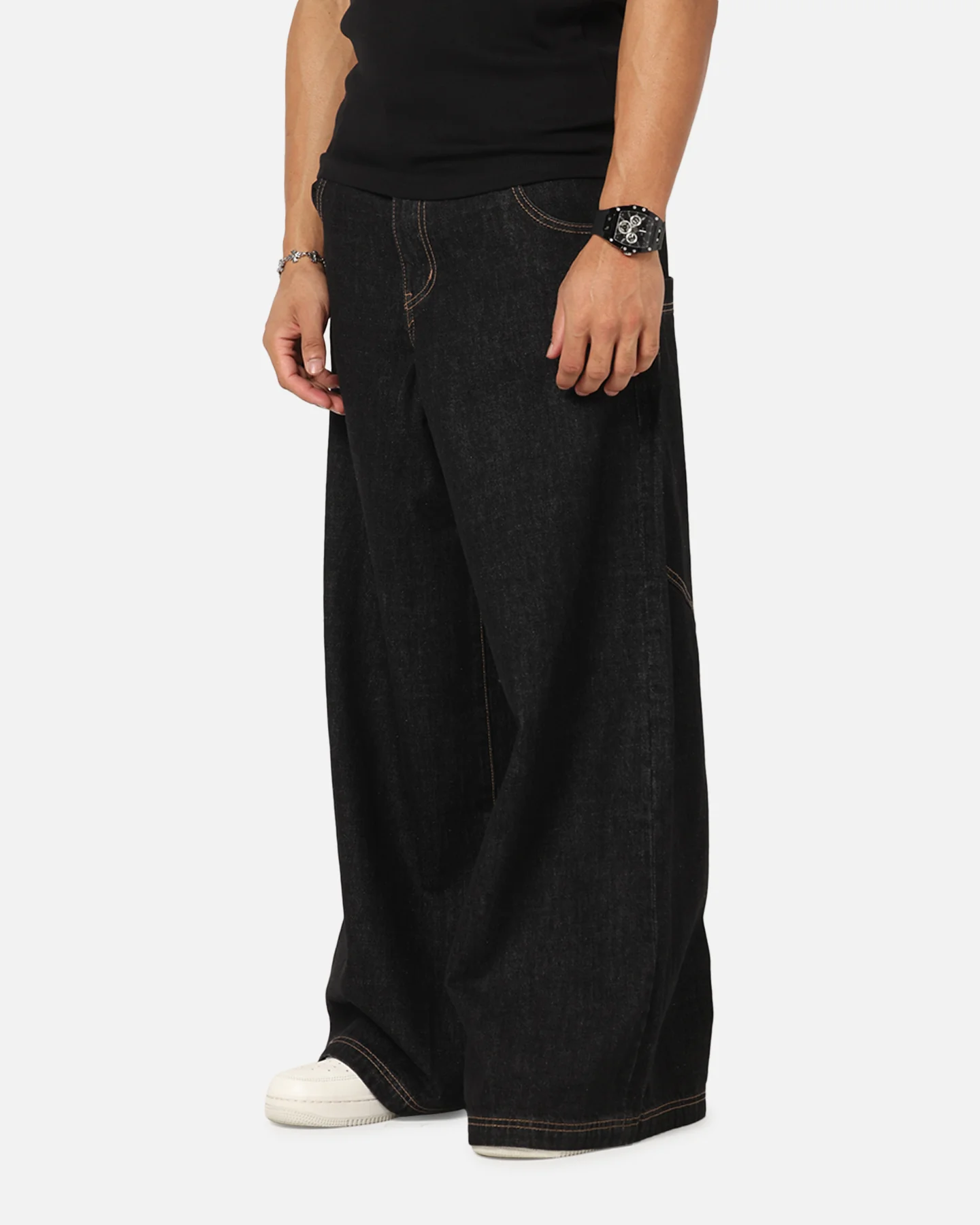 Loiter Skate Jeans Black - Image 6