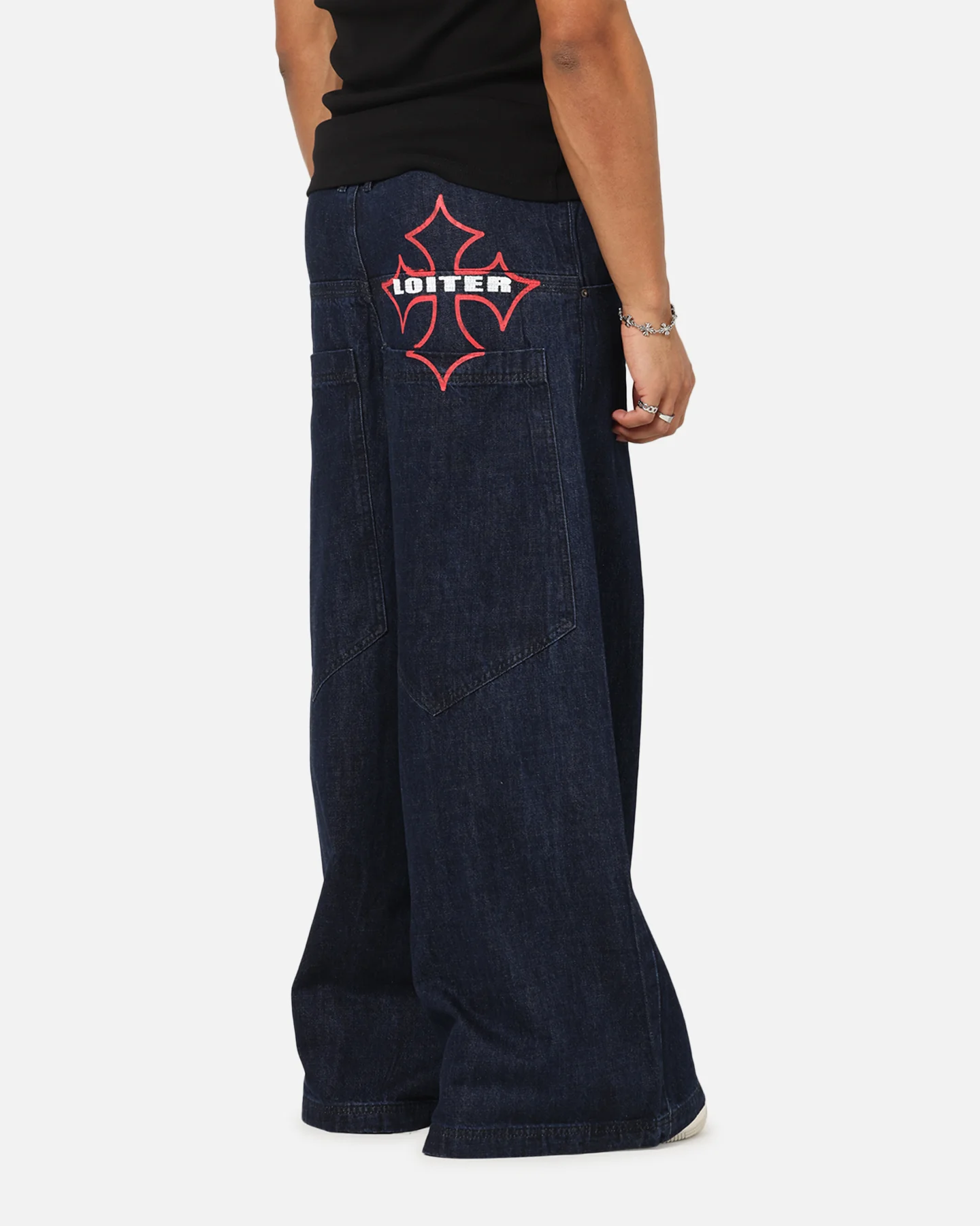 Loiter Skate Jeans Dark Indigo - Image 5