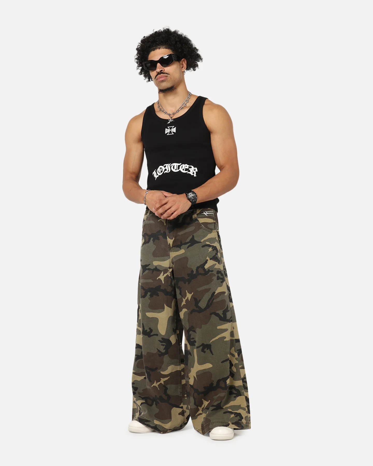 Loiter Skate Jeans Woodland Camo - Image 2
