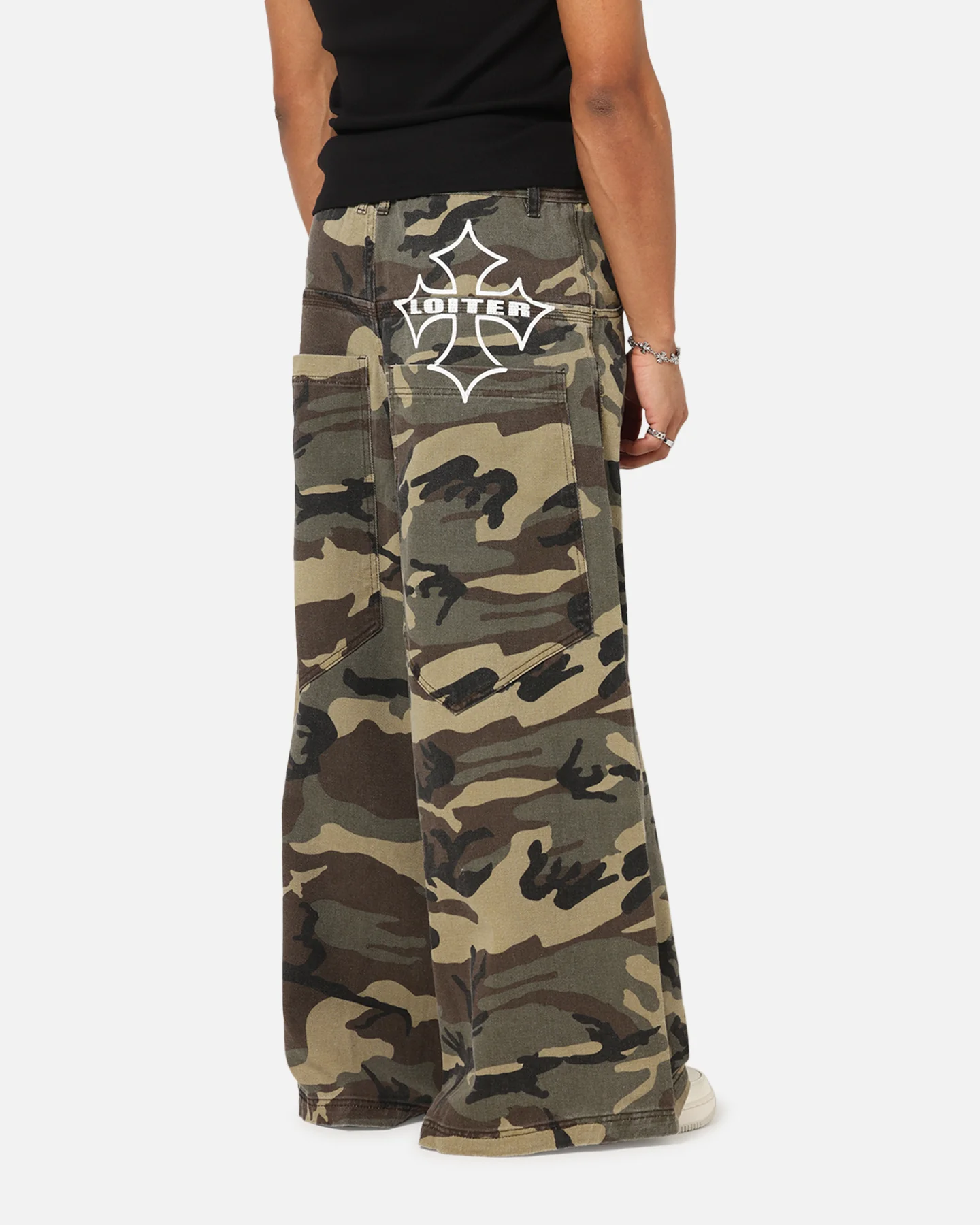 Loiter Skate Jeans Woodland Camo - Image 5