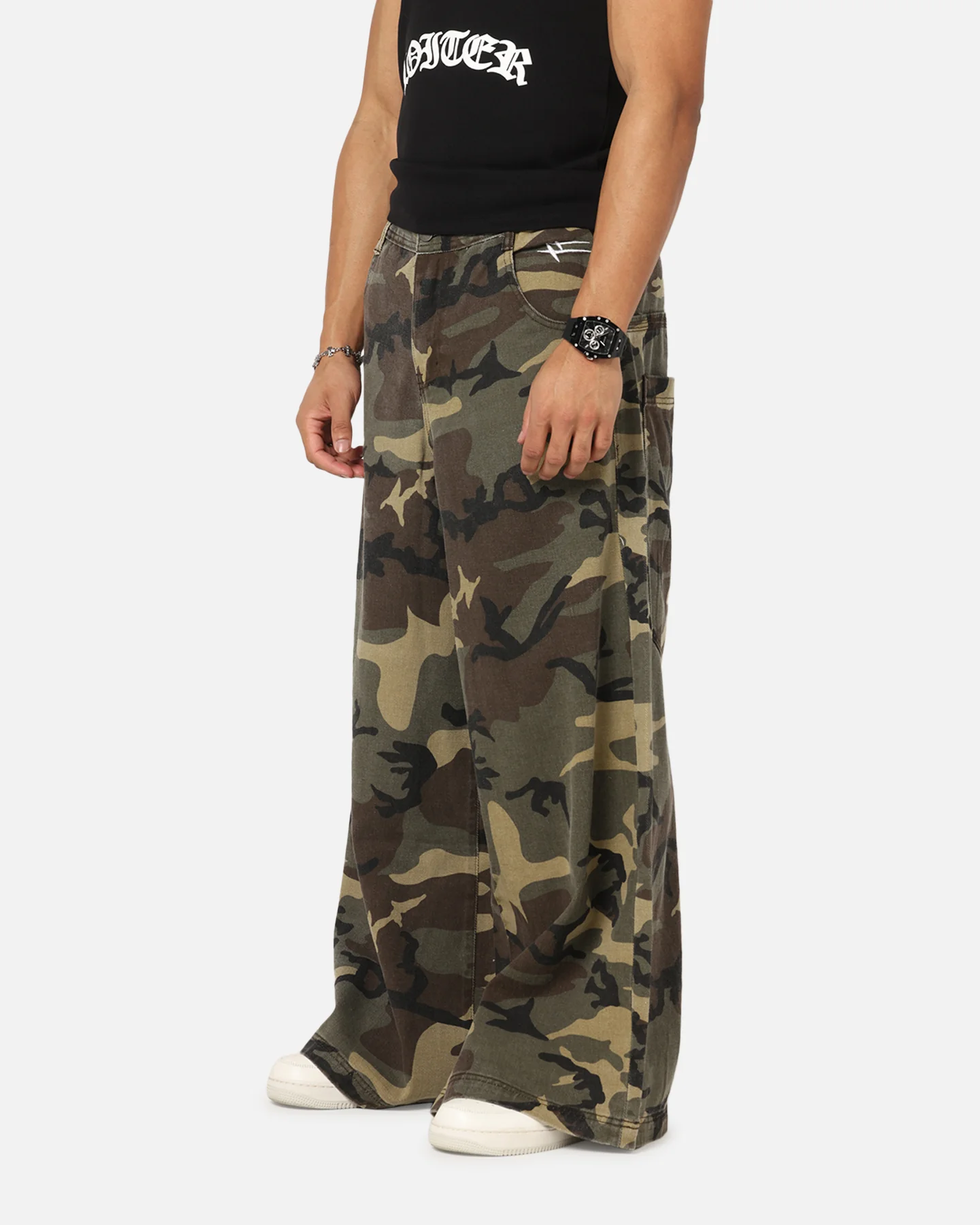 Loiter Skate Jeans Woodland Camo - Image 6