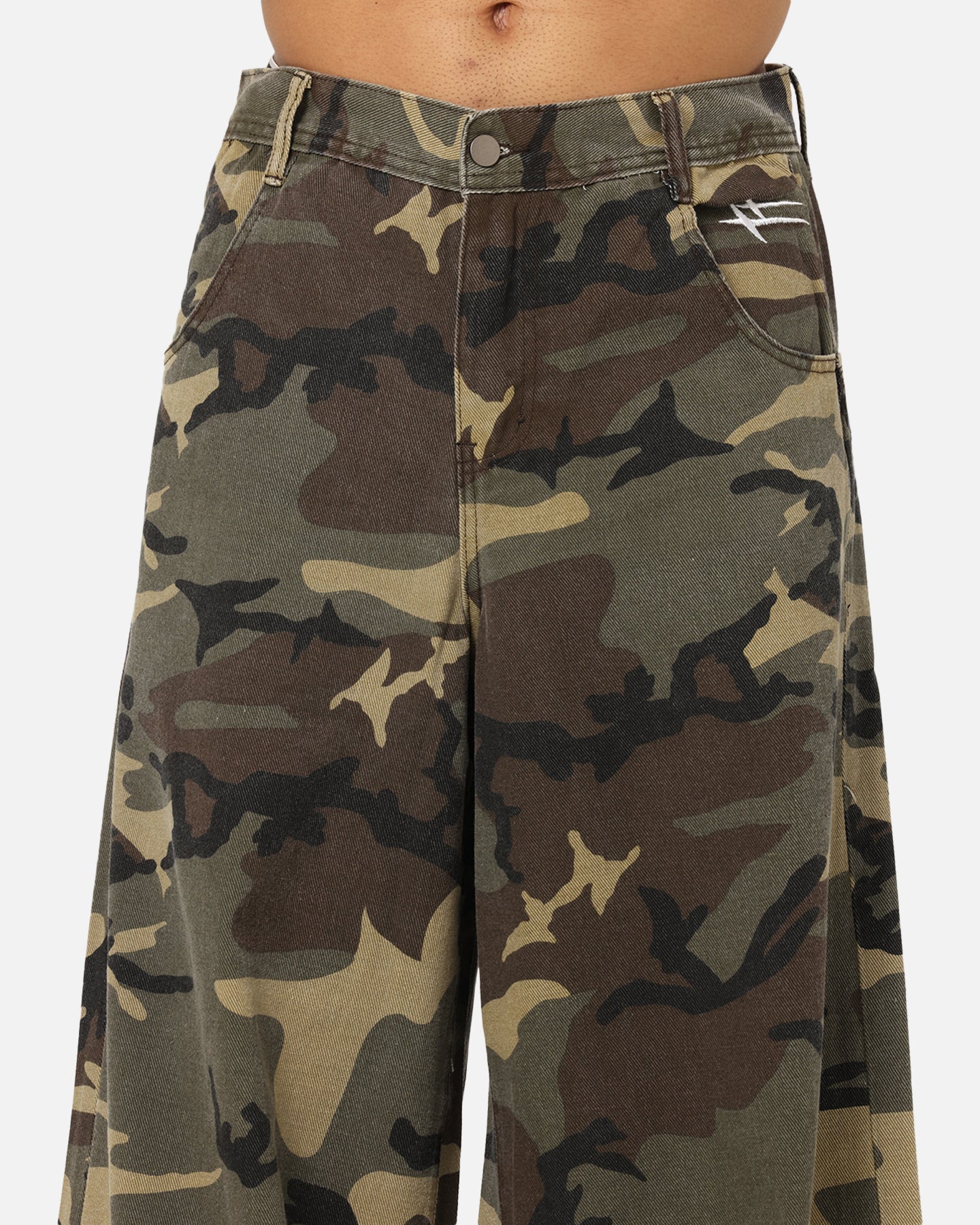 Loiter Skate Jeans Woodland Camo - Image 7