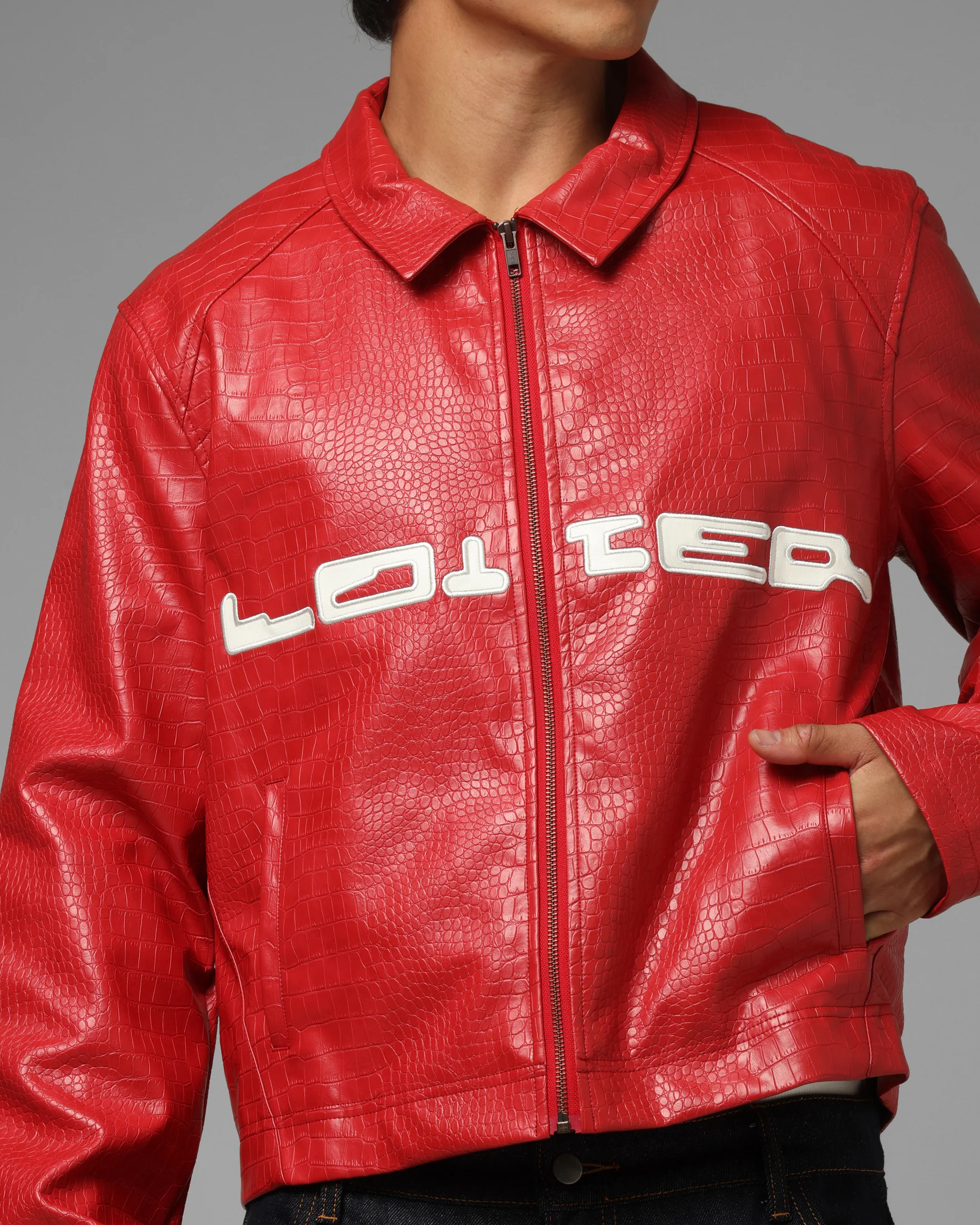 Loiter Speedster Jacket Red - Image 8