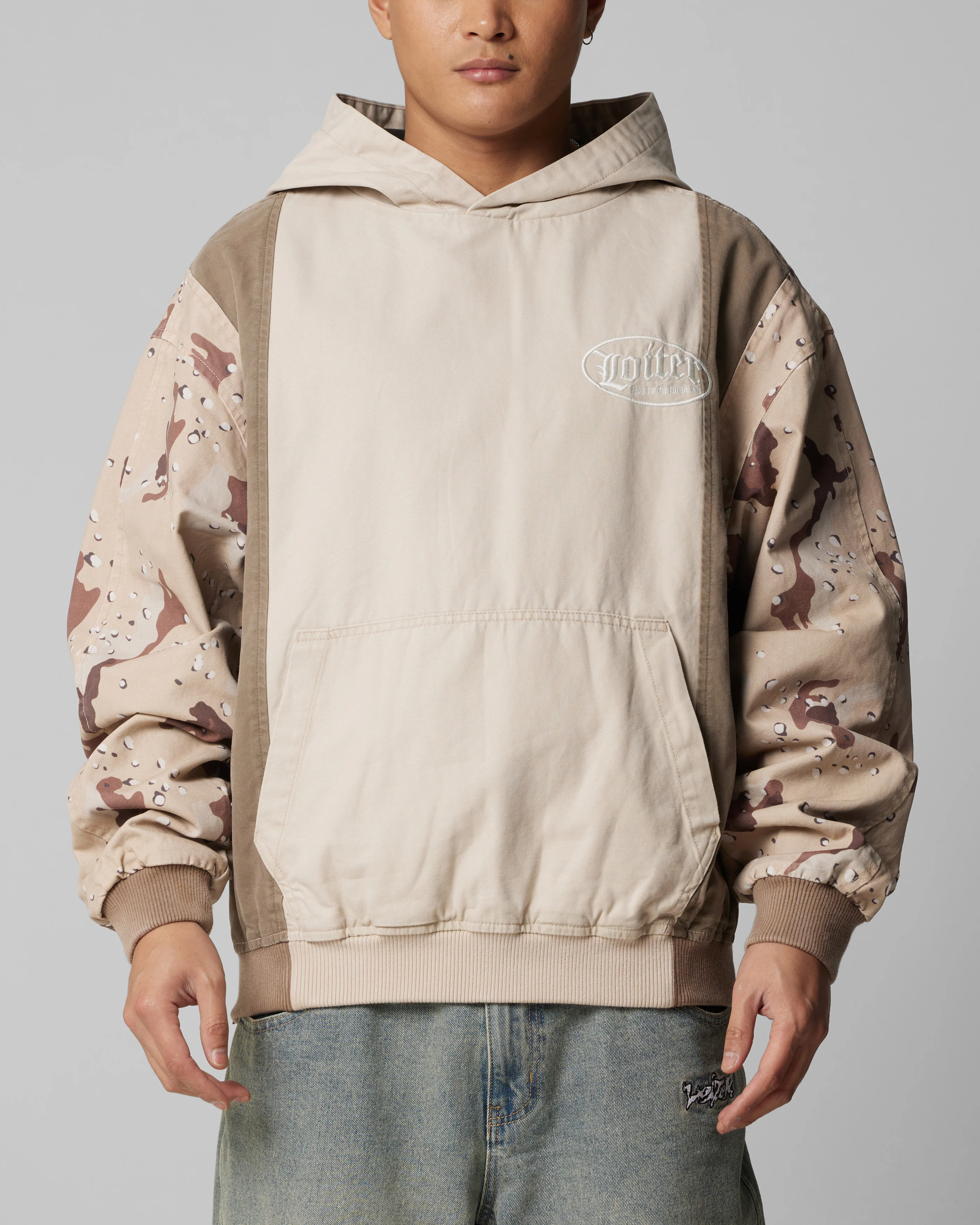 Loiter Splinter Hoodie Desert Camo - Image 2
