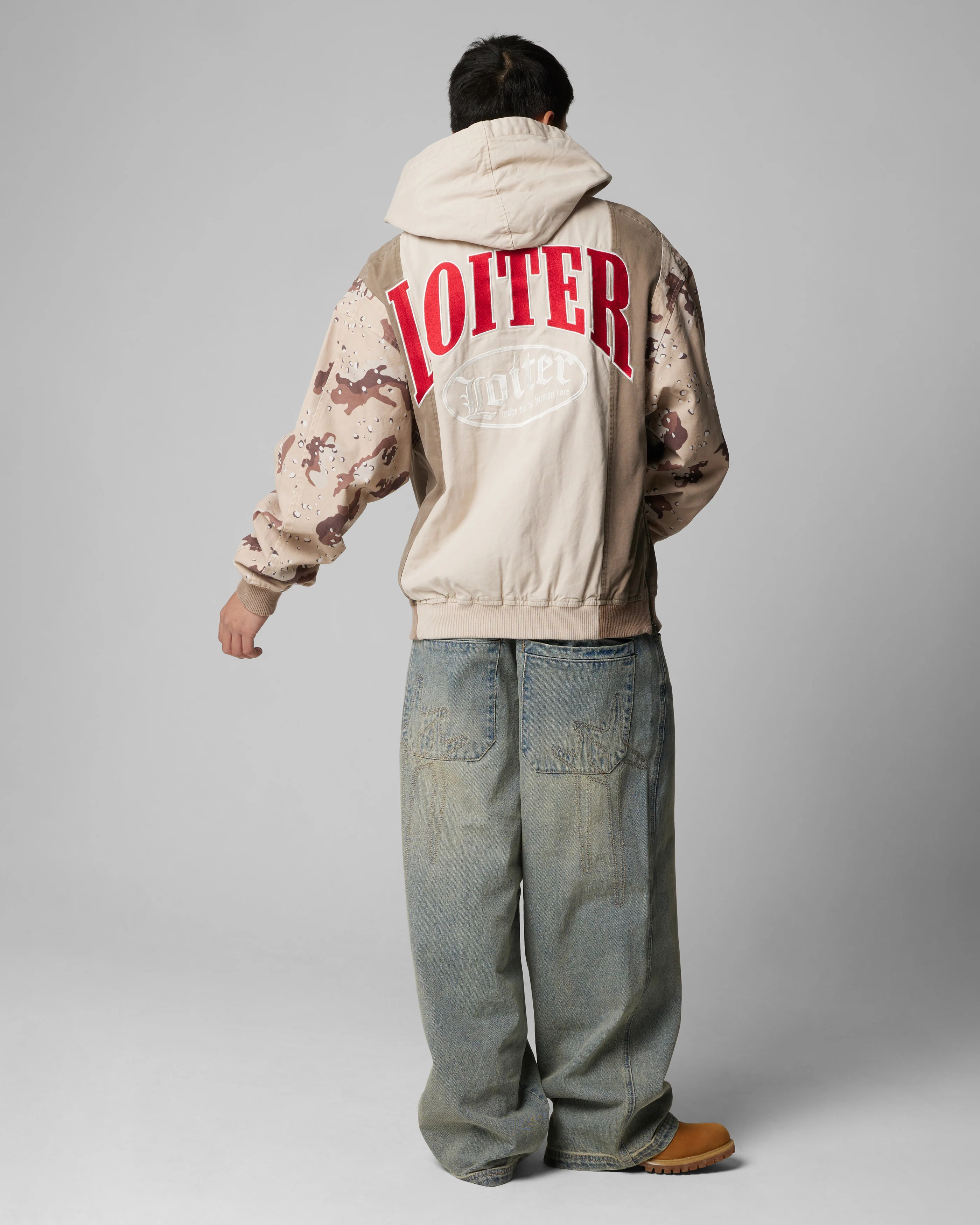 Loiter Splinter Hoodie Desert Camo - Image 3