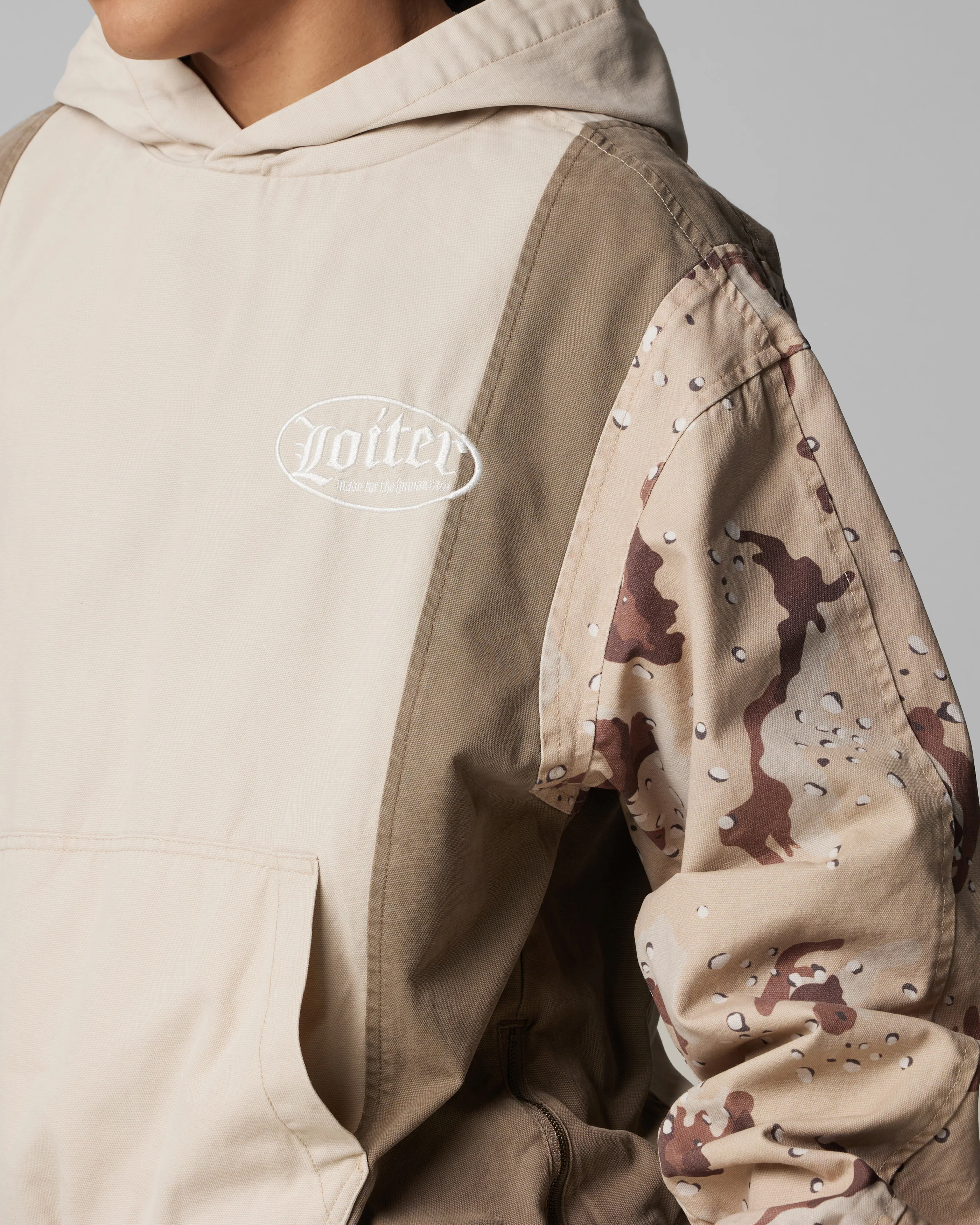 Loiter Splinter Hoodie Desert Camo - Image 8