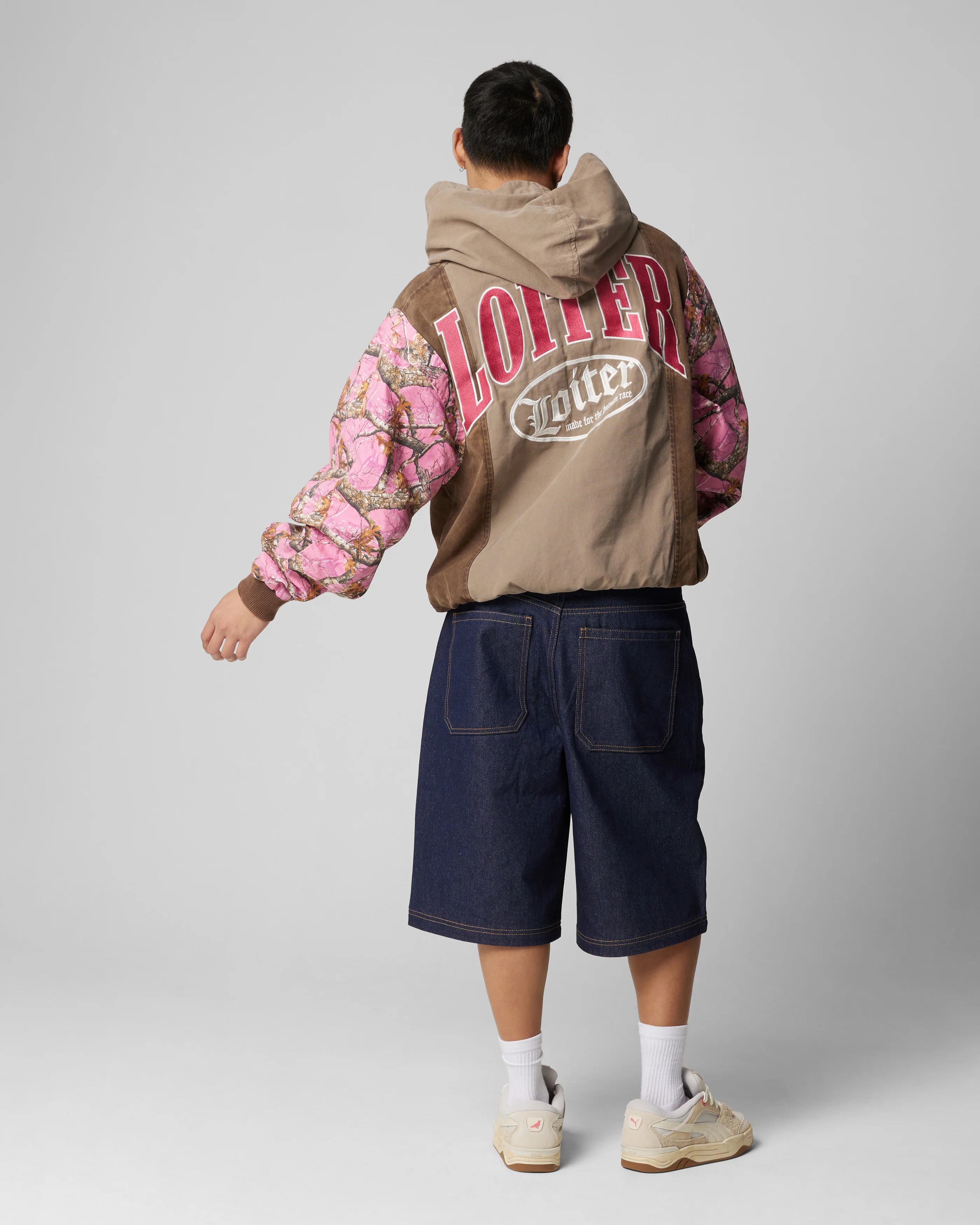 Loiter Splinter Hoodie Pink Camo - Image 3