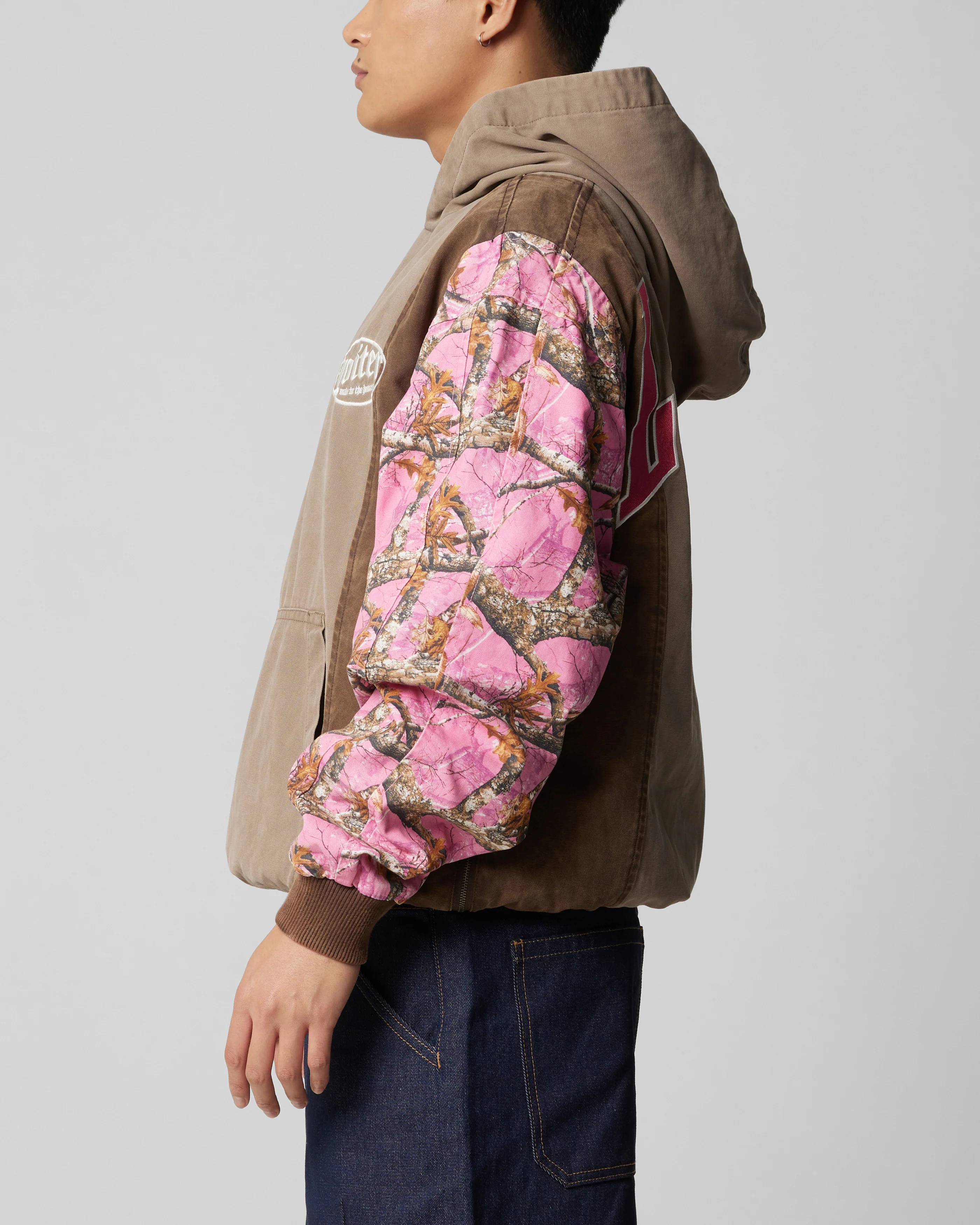 Loiter Splinter Hoodie Pink Camo - Image 6
