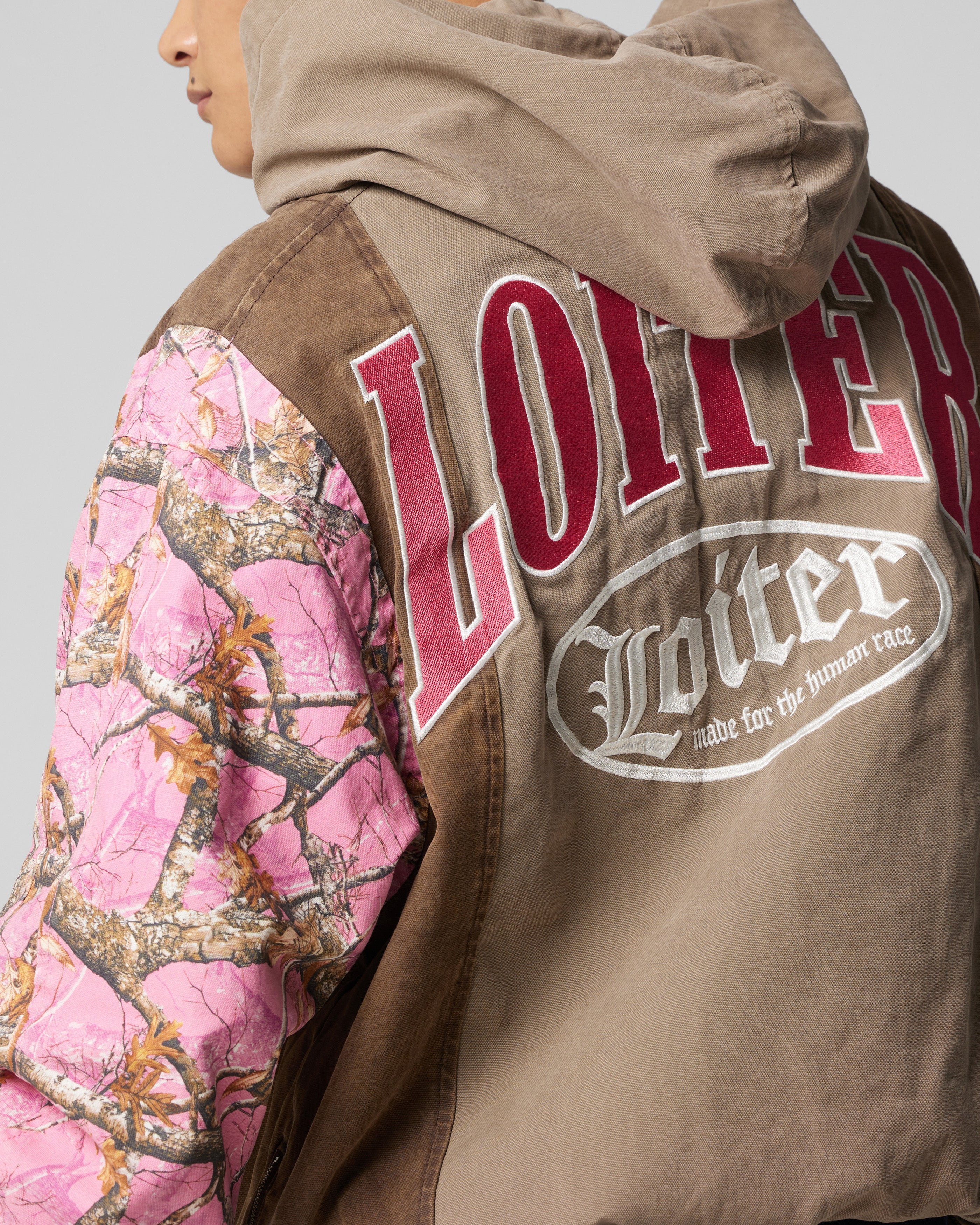 Loiter Splinter Hoodie Pink Camo - Image 7