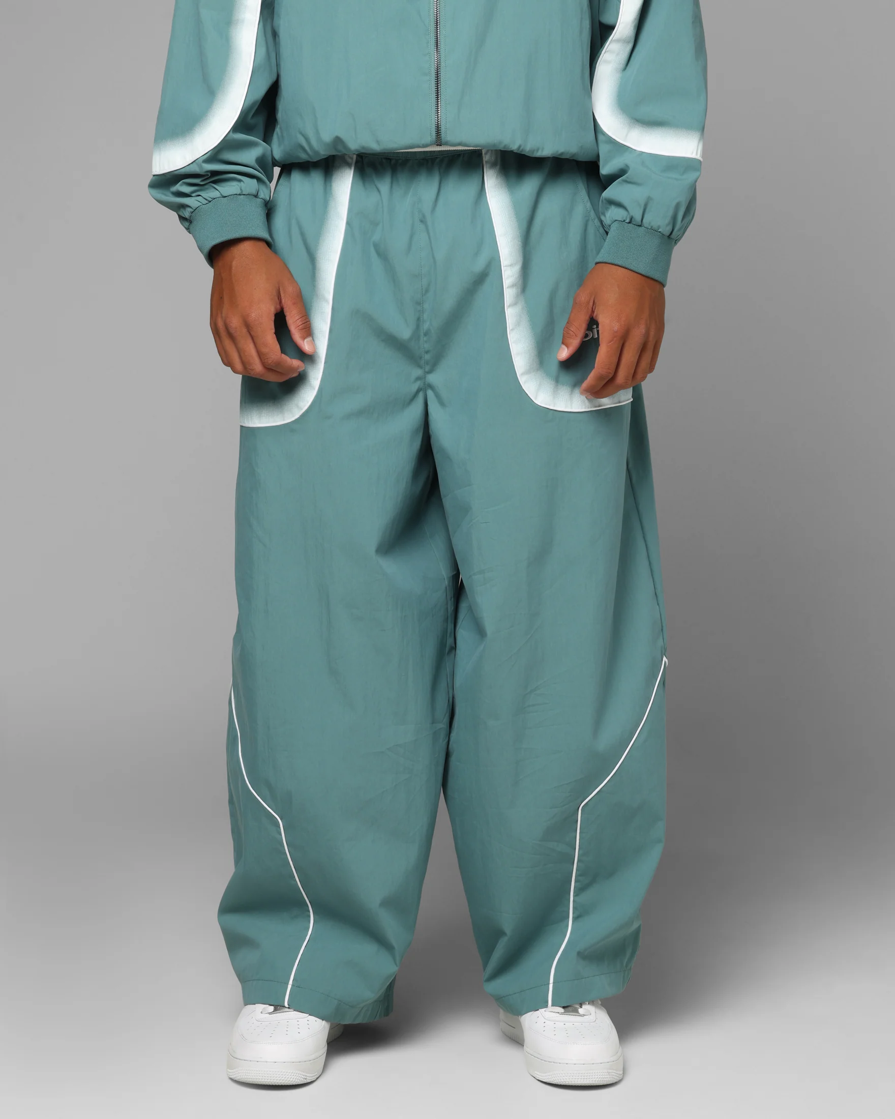 Loiter Spray Day Trackpants Teal - Image 5