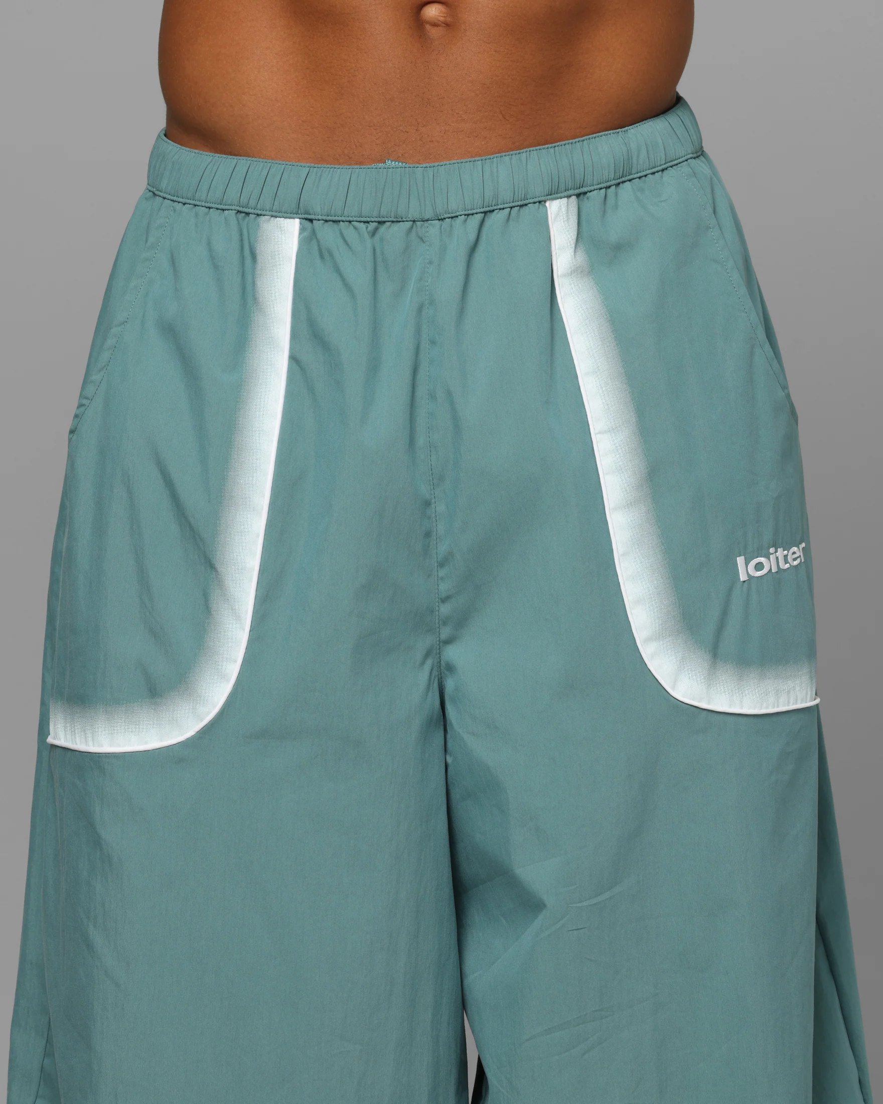 Loiter Spray Day Trackpants Teal - Image 7