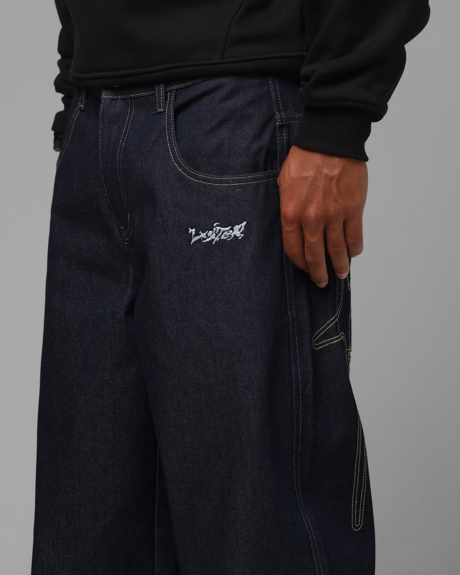 Loiter Star Born Jeans Raw Indigo - Image 4