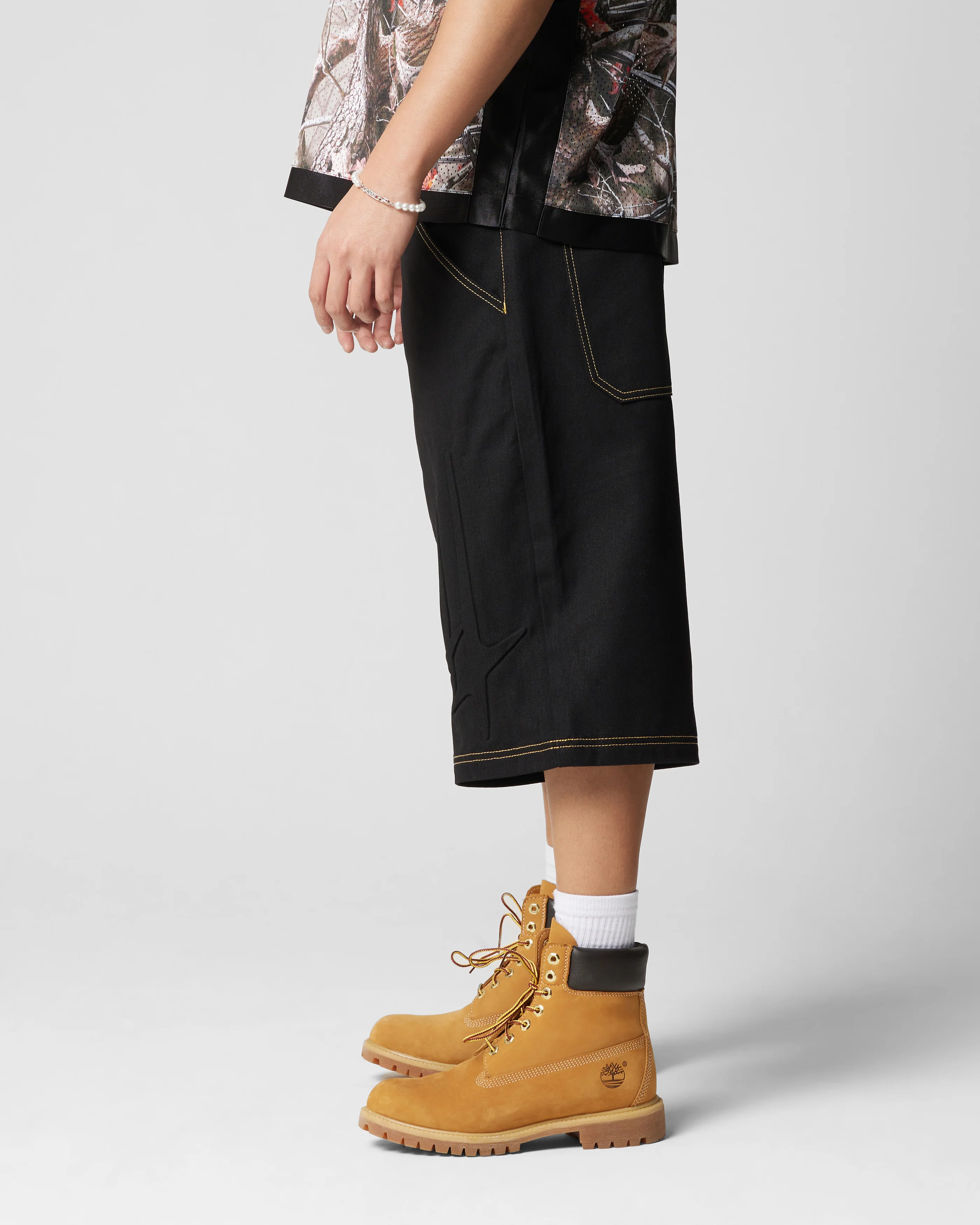 Loiter Star Child Jorts Black - Image 6