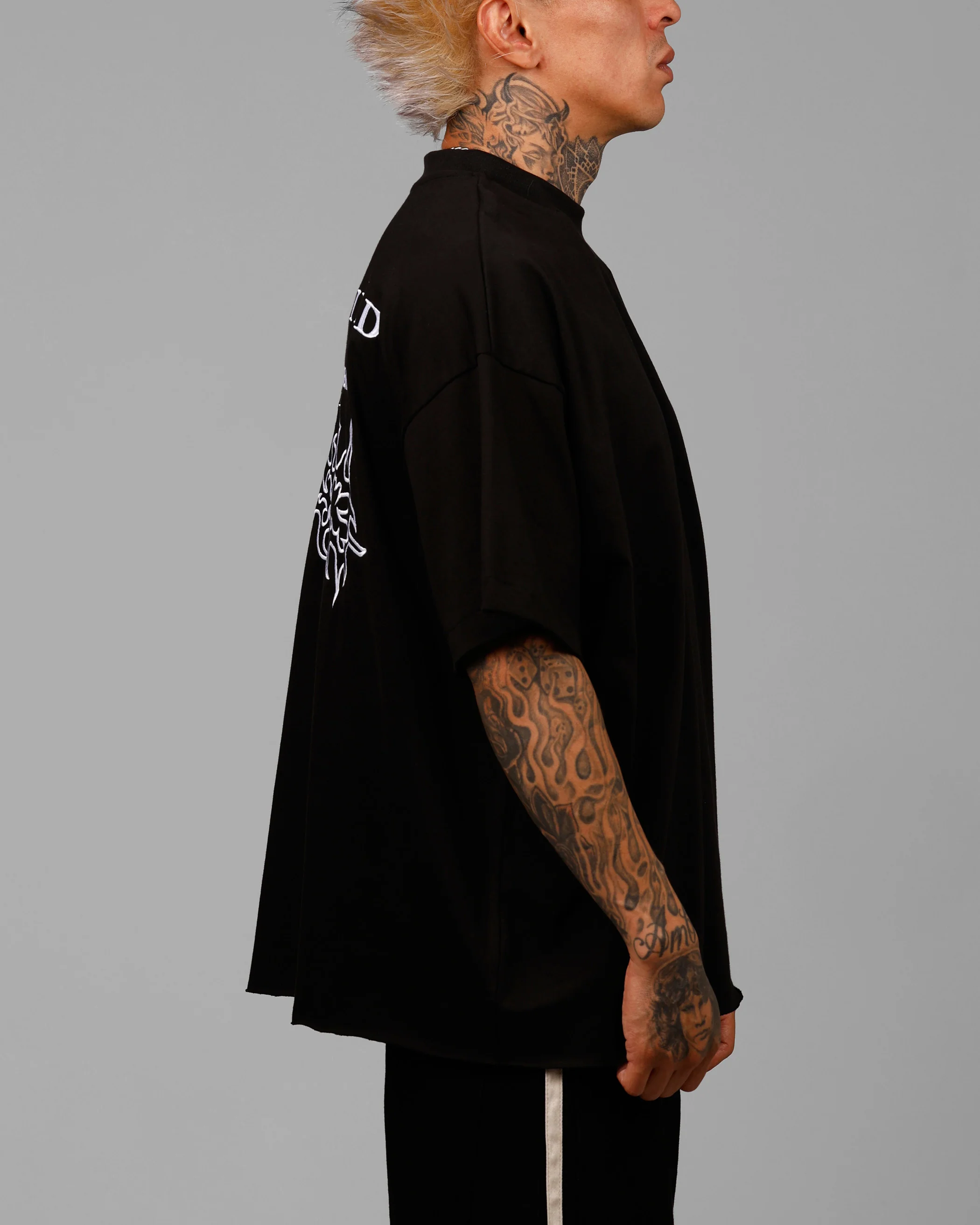Star Child Pocket T-Shirt Black - Image 4