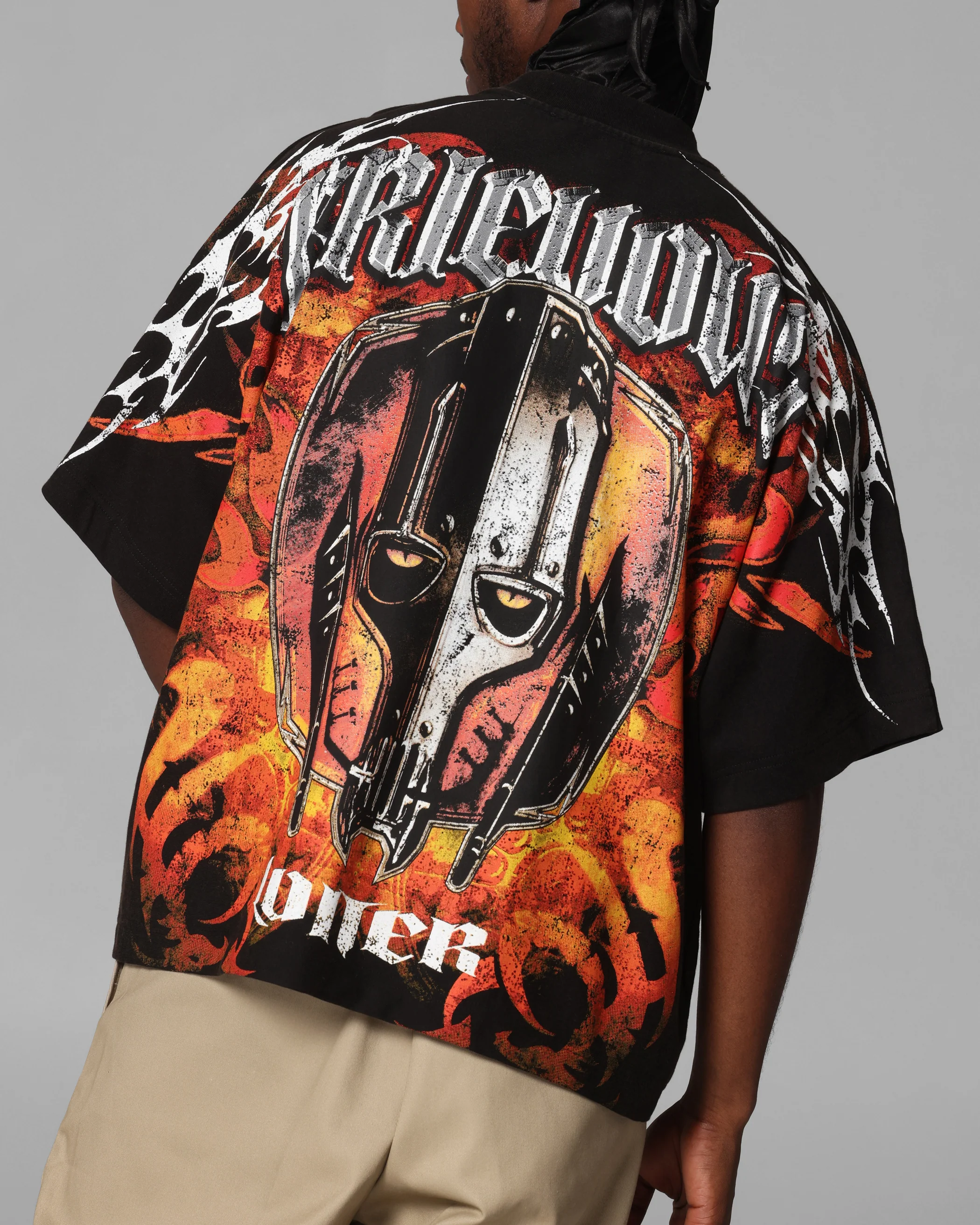 Star Wars Grievous Vintage T-Shirt Black/Red - Image 7