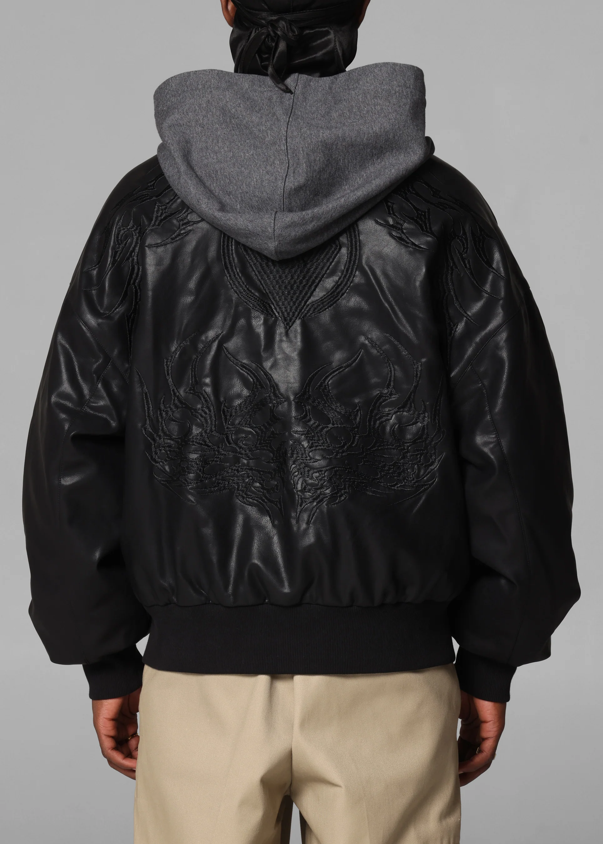 Star Wars Sith Bomber Jacket Washed Black - Image 2