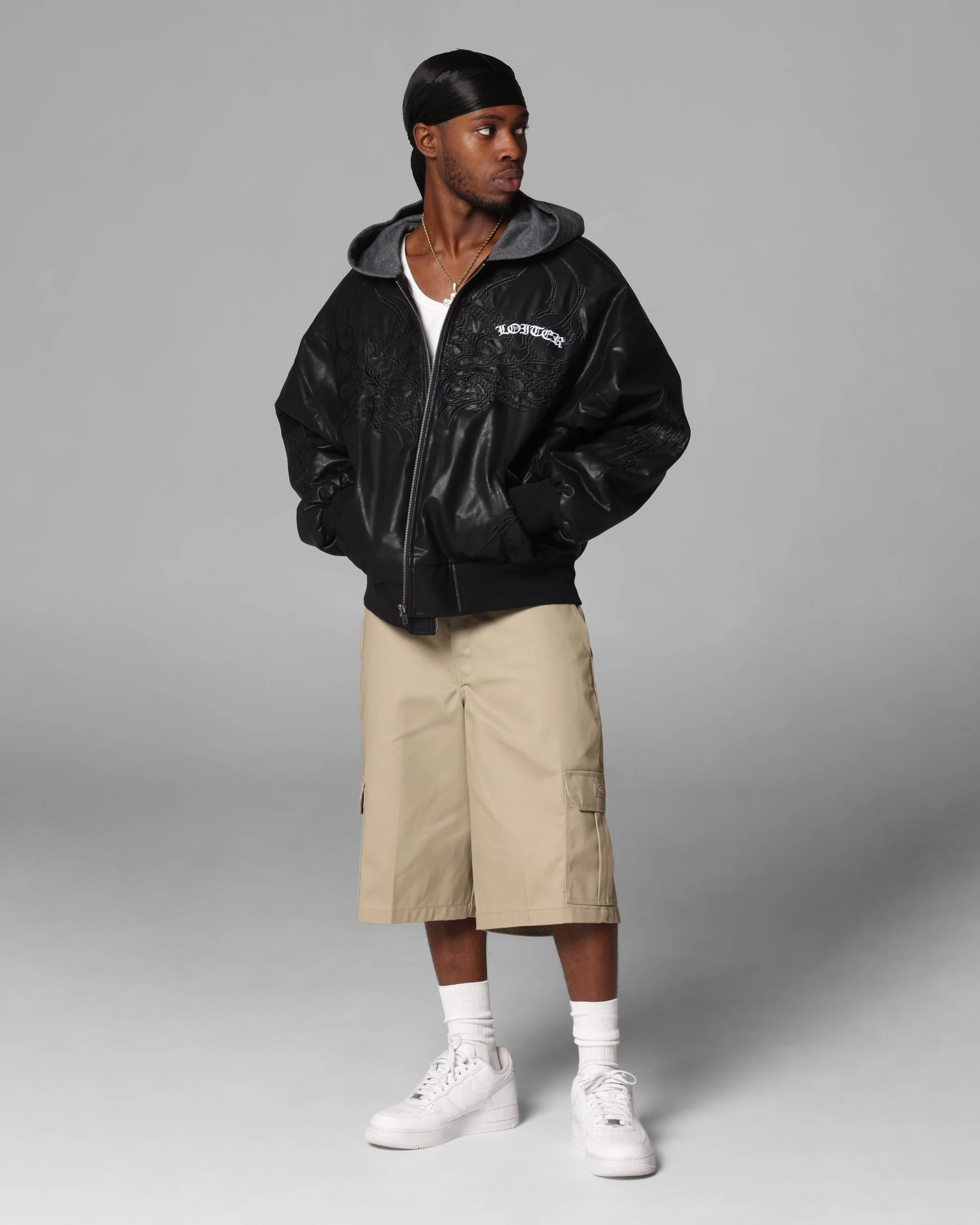 Star Wars Sith Bomber Jacket Washed Black - Image 3