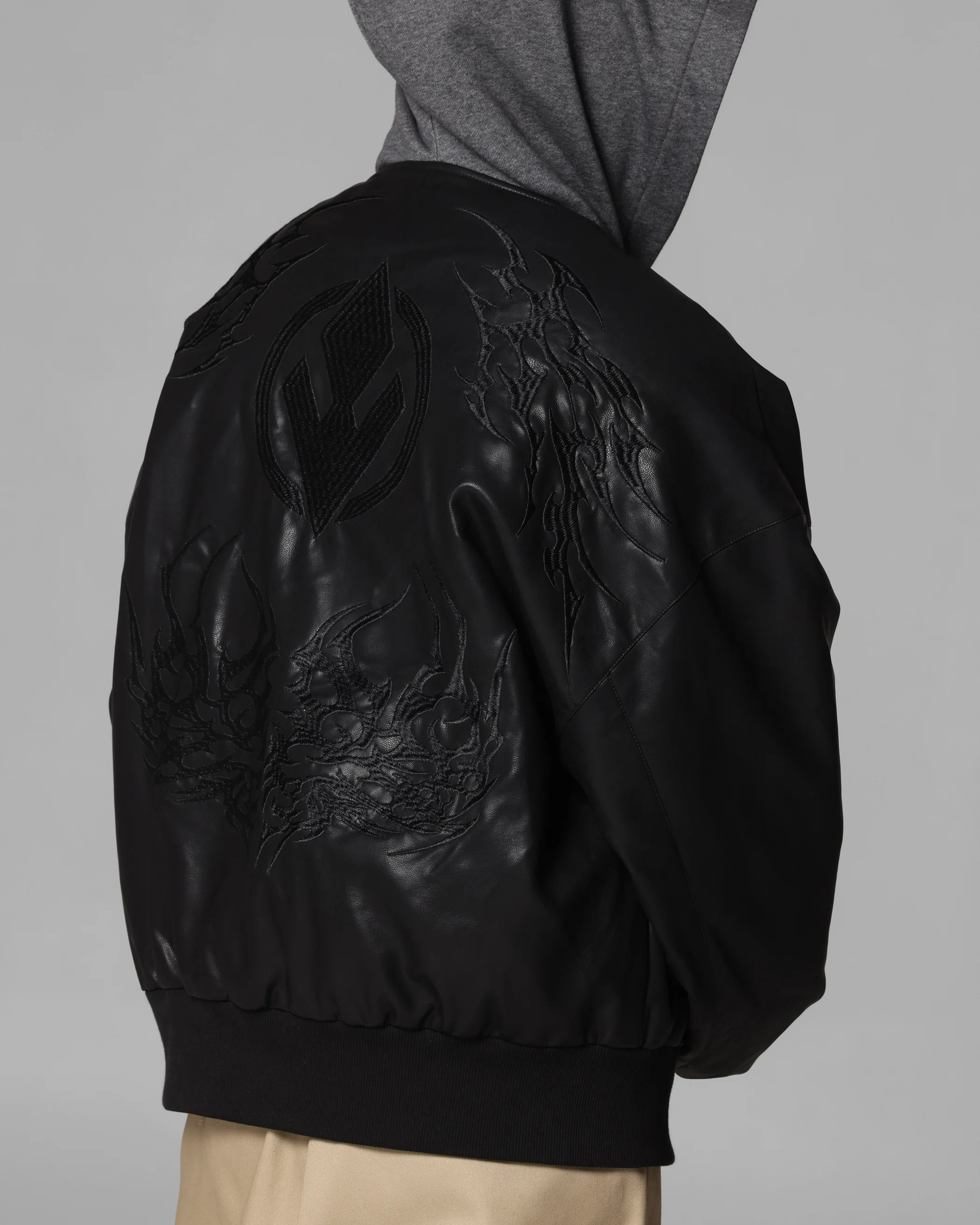 Star Wars Sith Bomber Jacket Washed Black - Image 8