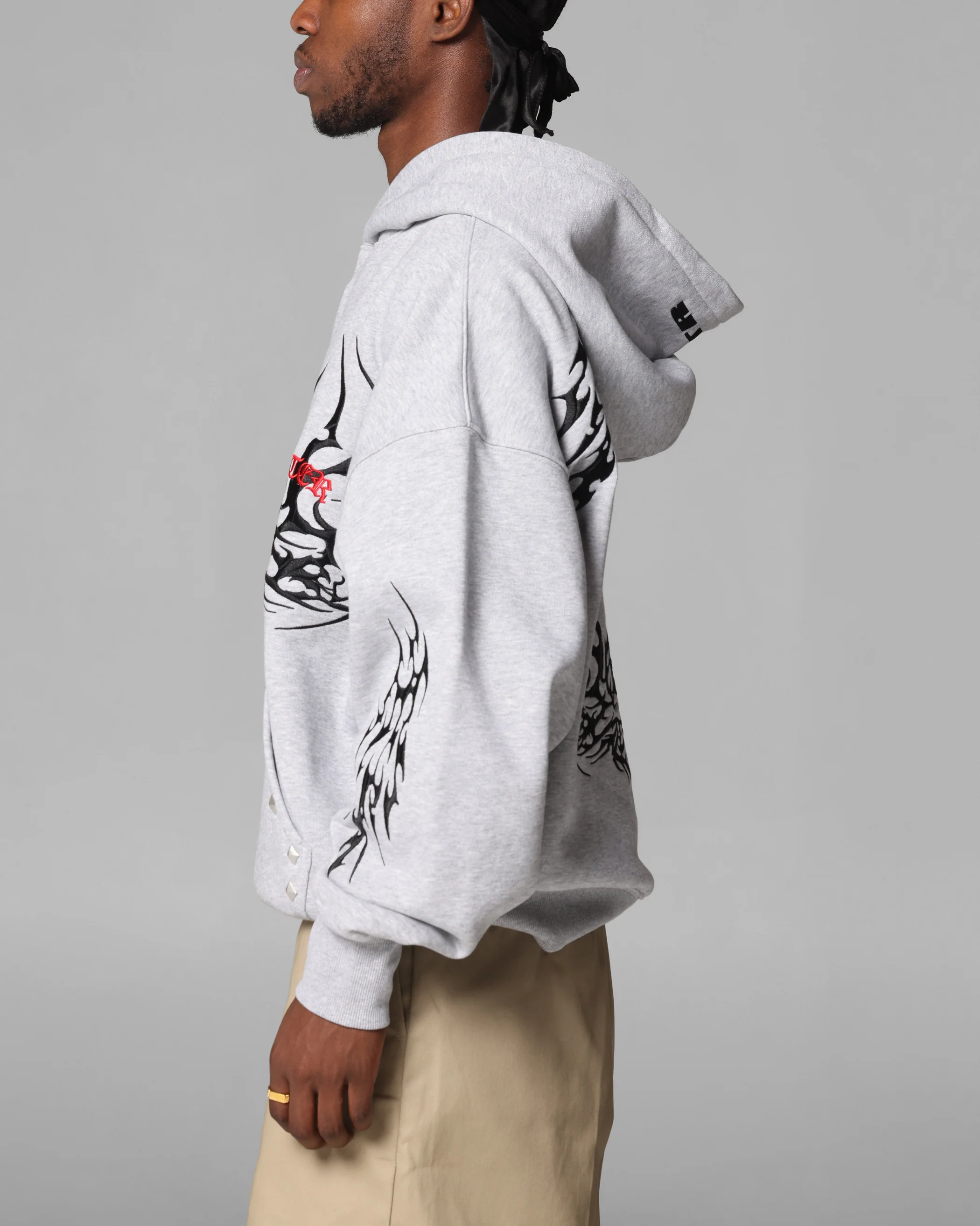 Star Wars Sith Hoodie Grey - Image 6