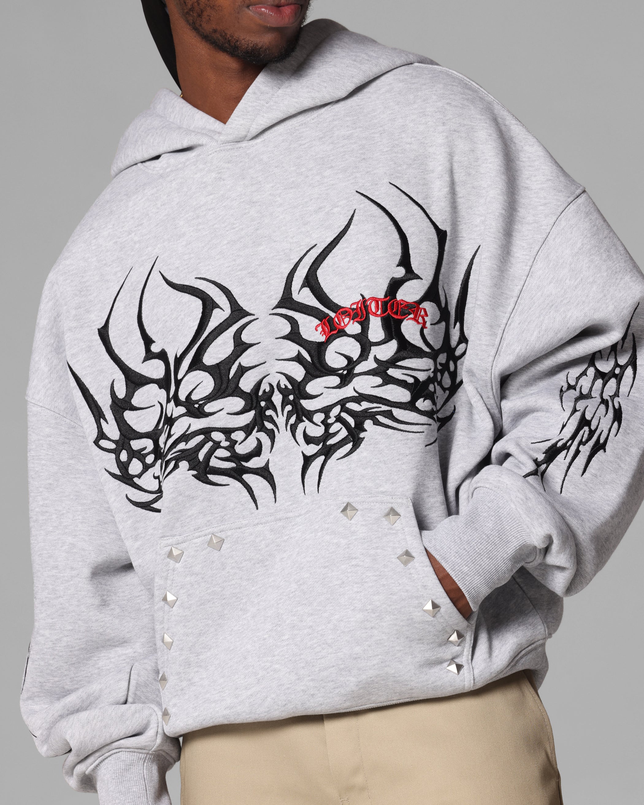 Star Wars Sith Hoodie Grey - Image 7