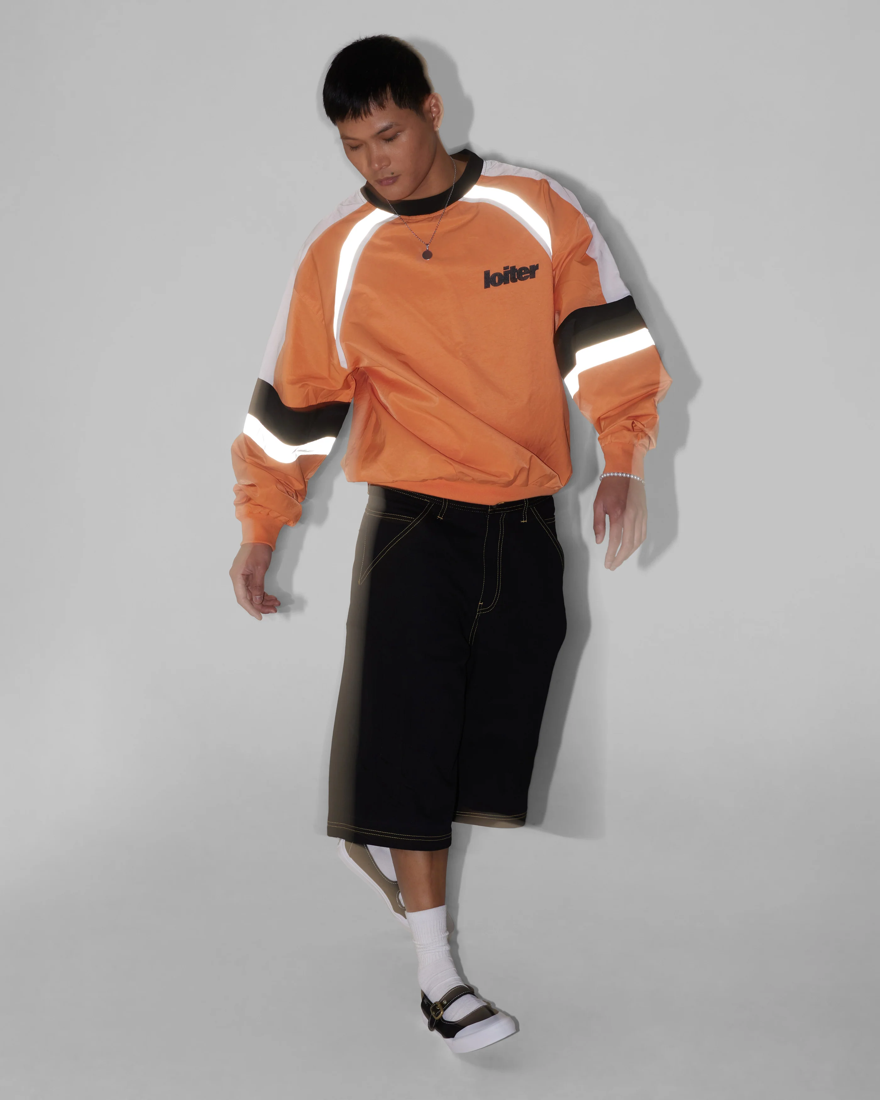 Studio Athletic Crewneck Orange - Image 6