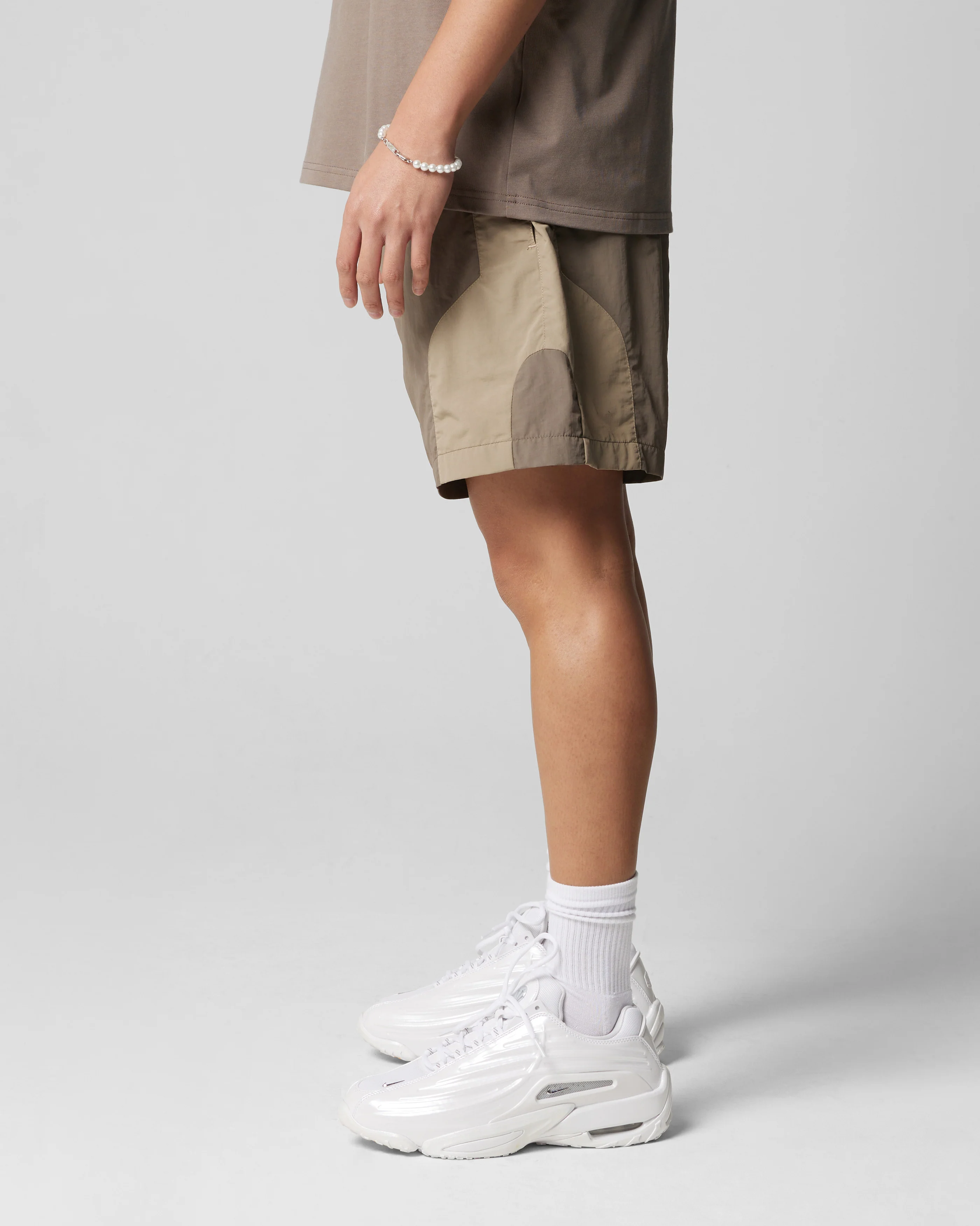 Subculture Panel Shorts Brown - Image 6