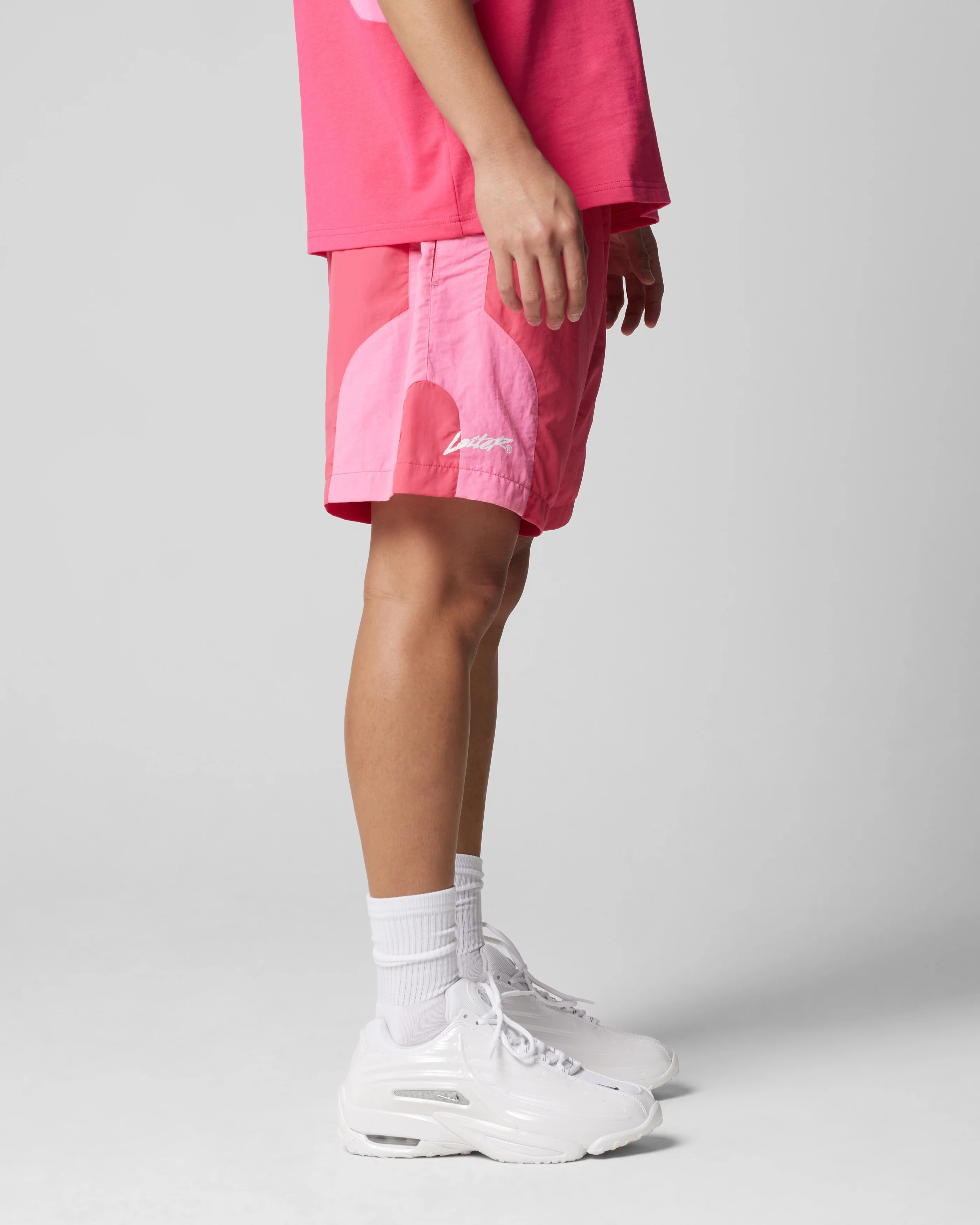 Loiter Subculture Panel Shorts Pink - Image 5
