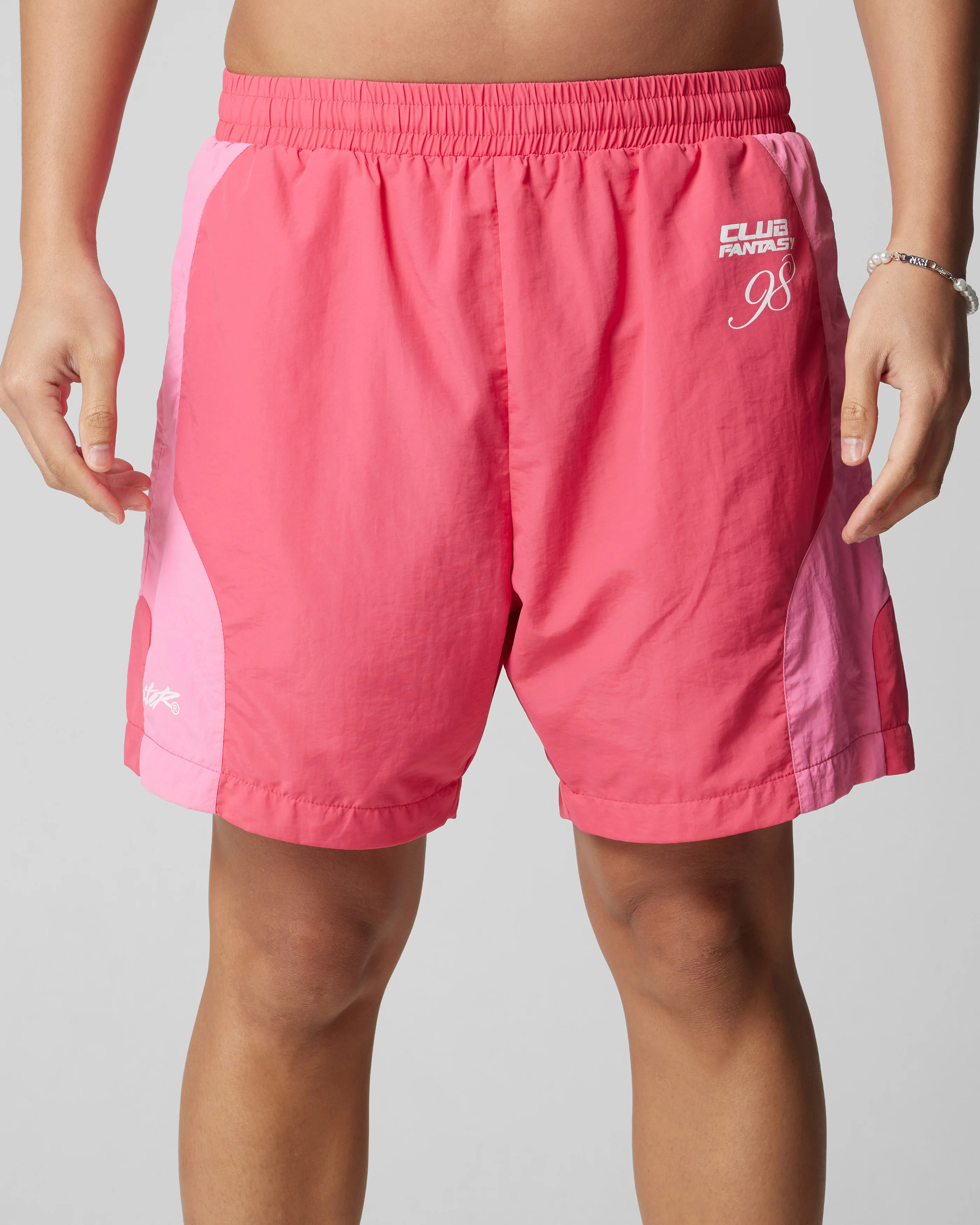 Loiter Subculture Panel Shorts Pink - Image 7