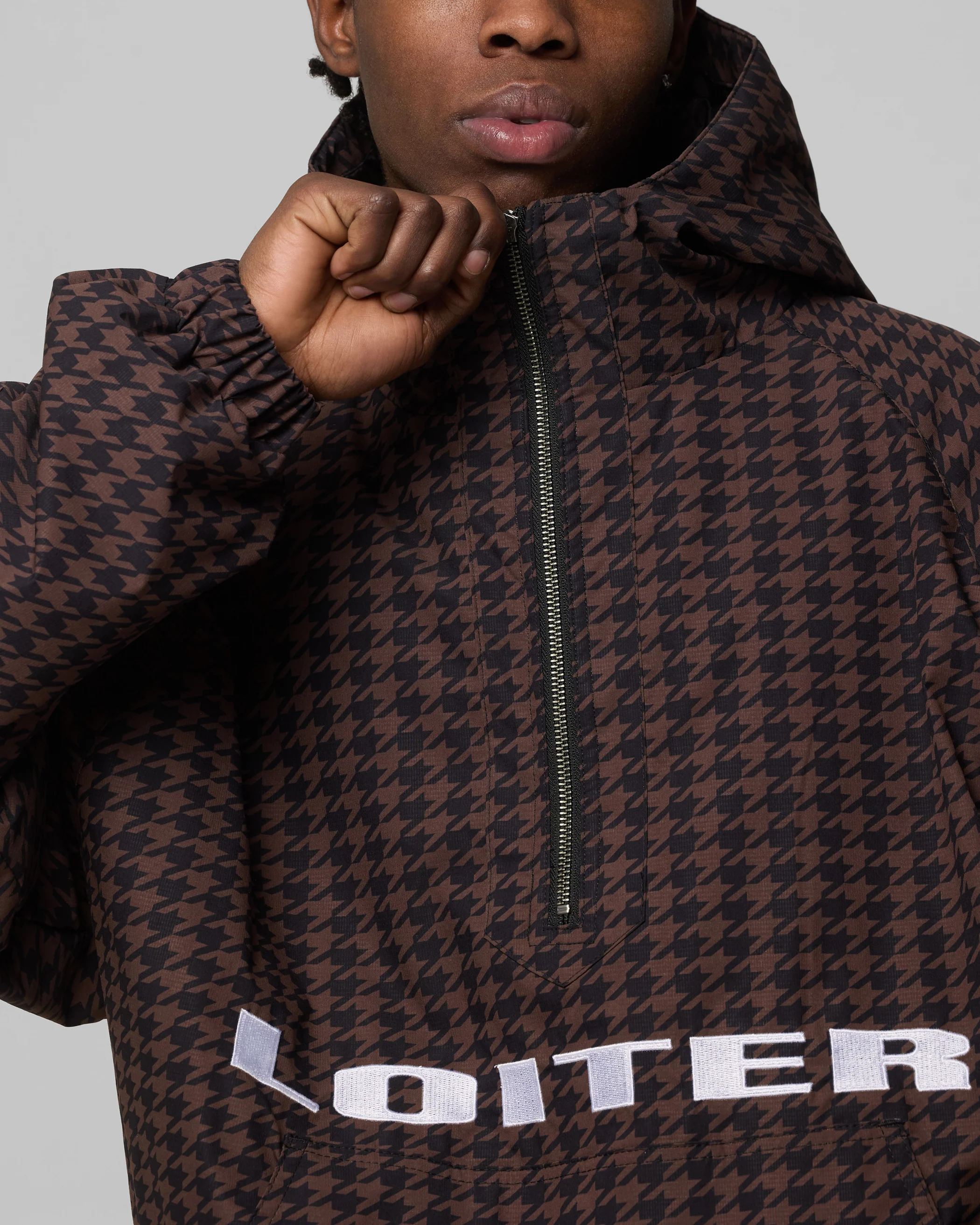 Loiter Tailgate Jacket Brown/Black - Image 7