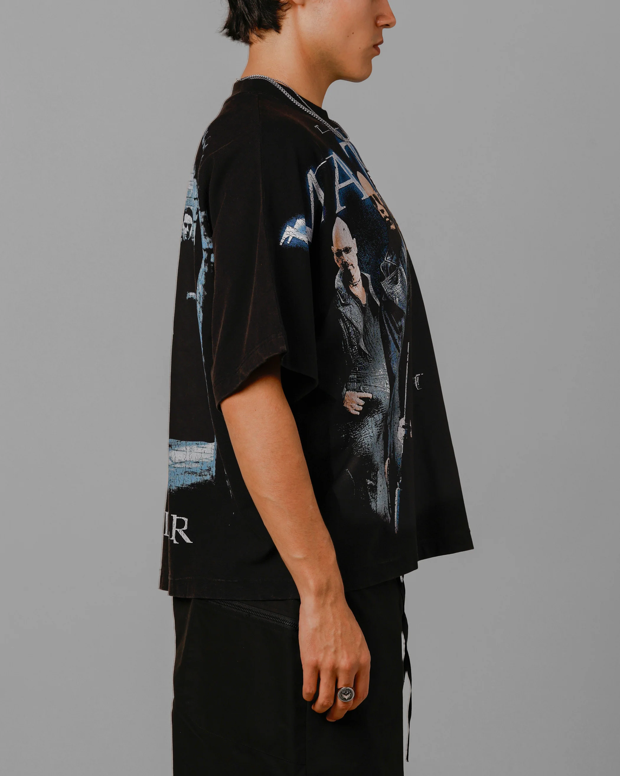 The Matrix Boxy T-Shirt Washed Black - Image 4